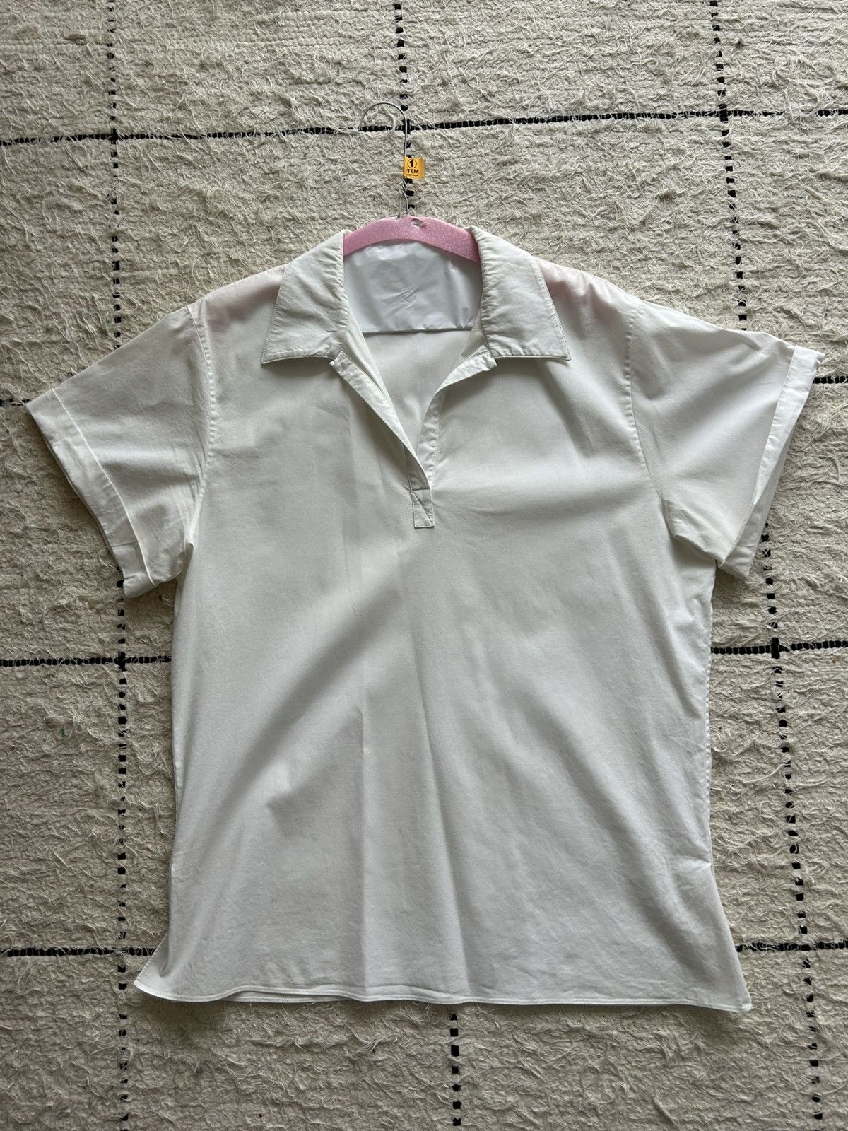Vintage Becken White Short Sleeve Dress Shirt Size US M / EU 48-50 / 2 - 1 Thumbnail