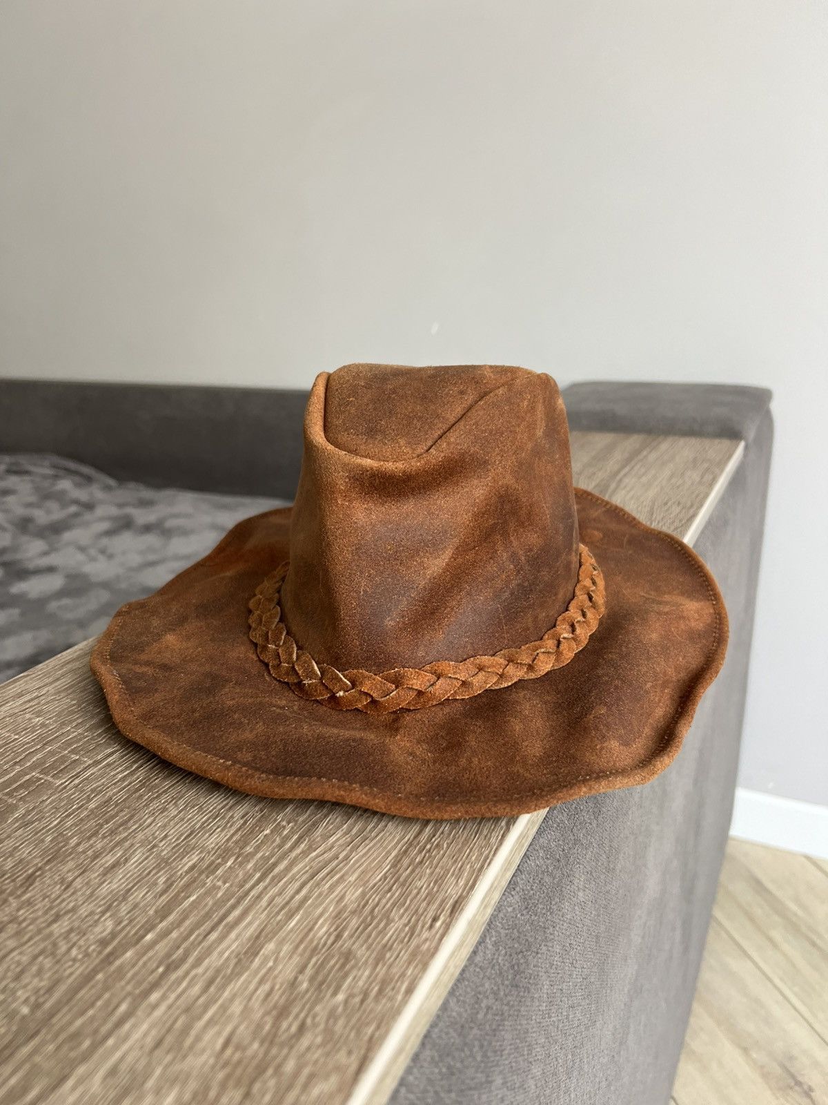 Suede Leather Hat Australian Suede Leather Bush Hat Barmah 