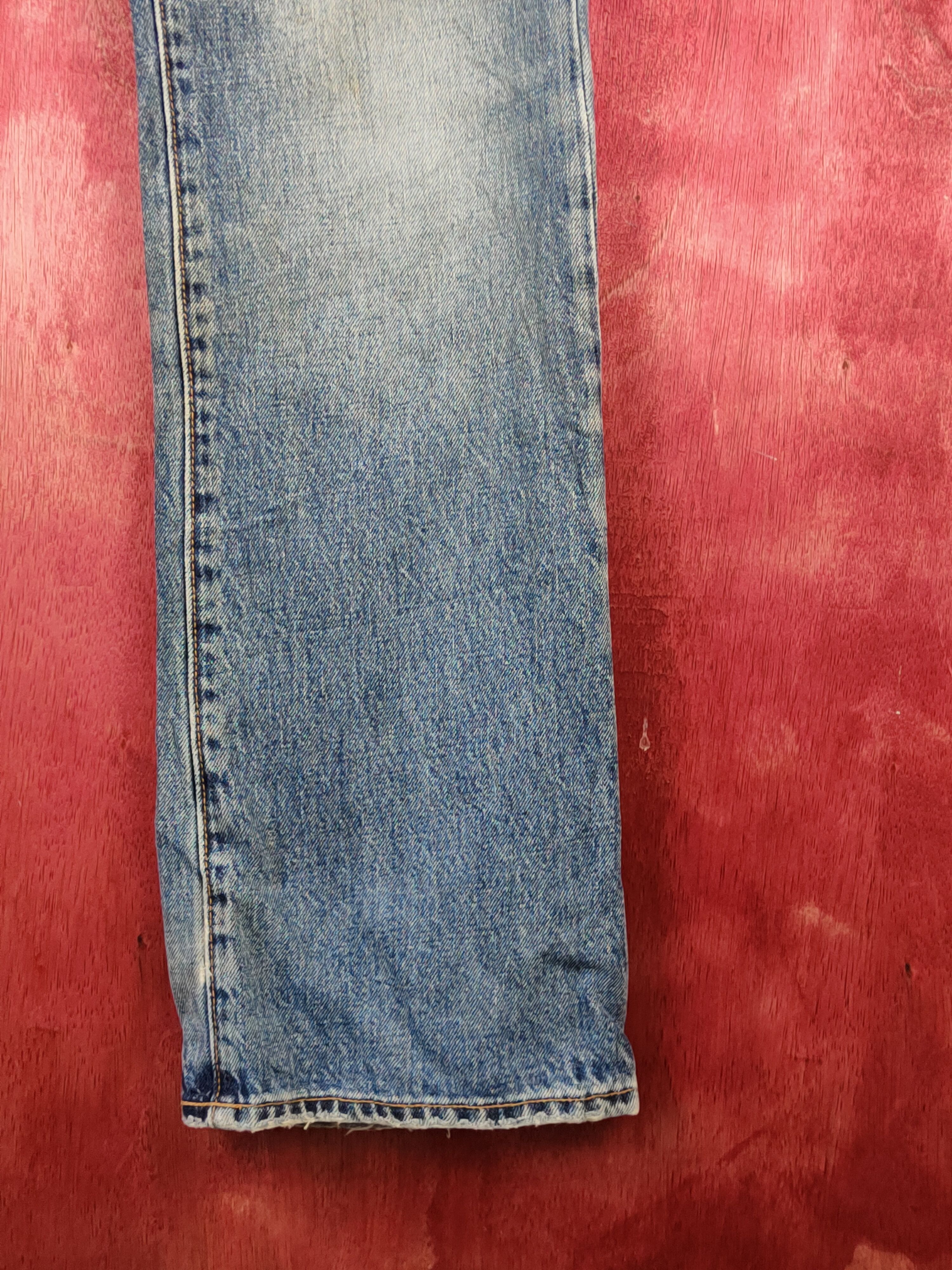 Gap Gap Blue slim boot fit Faded Distressed jeans Denim #S1529 Size 30" / US 8 / IT 44 - 7 Thumbnail