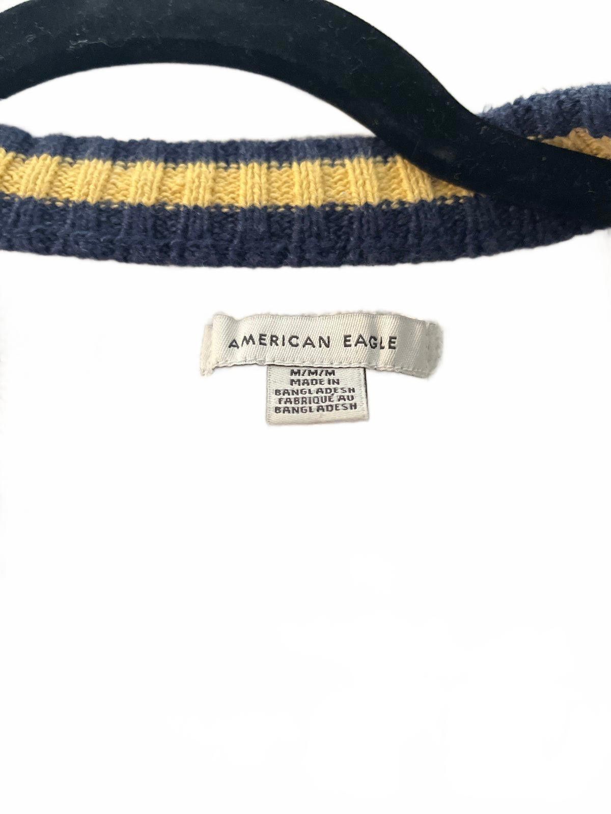 American Eagle Outfitters American Eagle Cropped Striped Cardigan Size M / US 6-8 / IT 42-44 - 2 Thumbnail