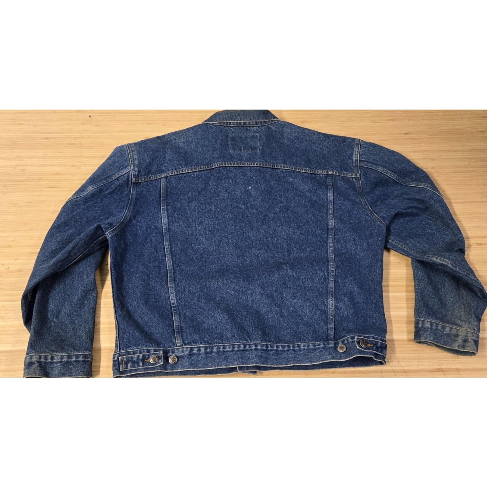 Vintage VINTAGE Canyon River Blues Denim Jacket Mens L Blue Truck­er Classic Style 35433 Size US L / EU 52-54 / 3 - 6 Thumbnail