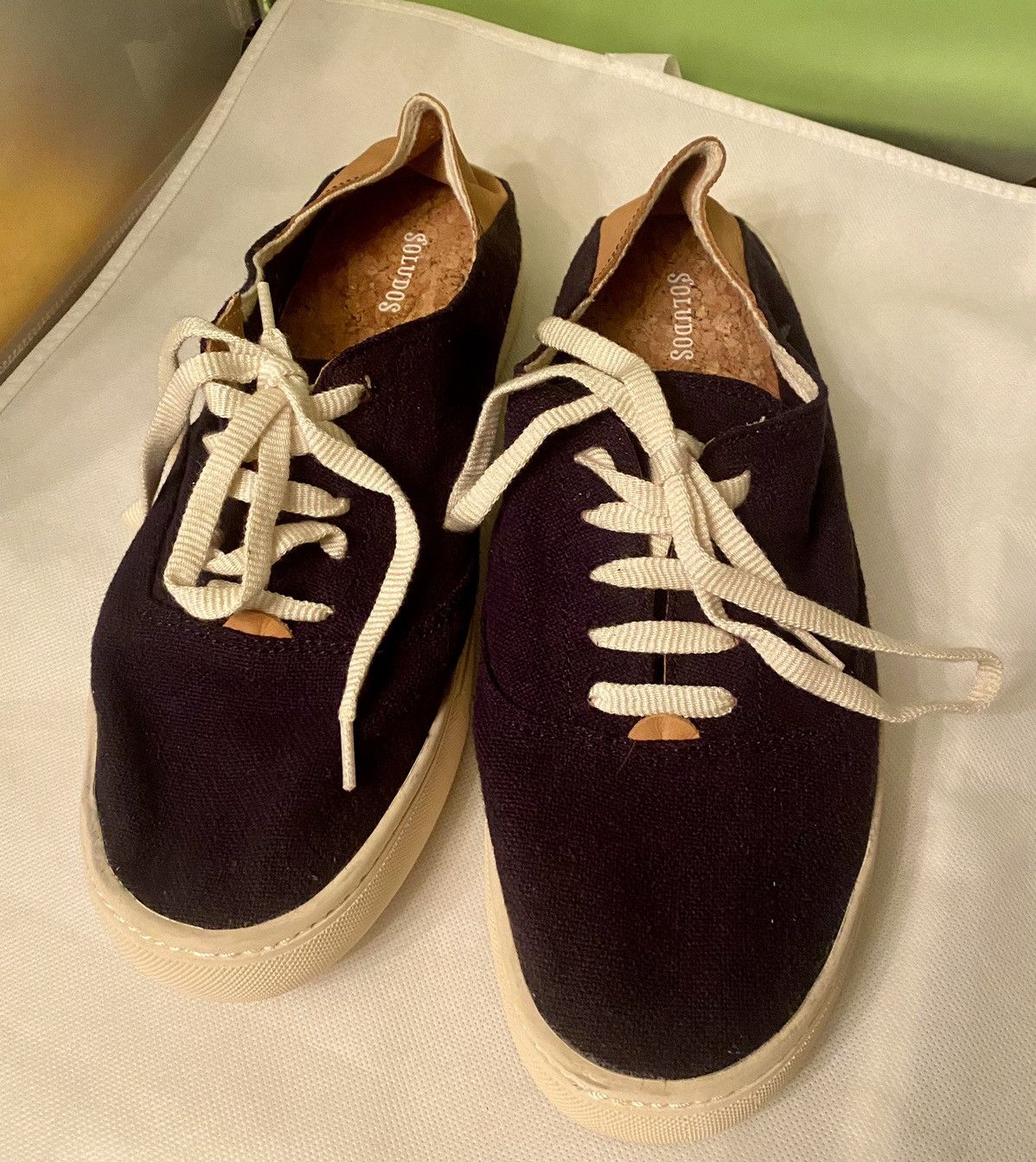Soludos Soludos blue knit beachcomber lace up trainer 10.5 US LN Size US 10.5 / EU 43-44 - 3 Thumbnail
