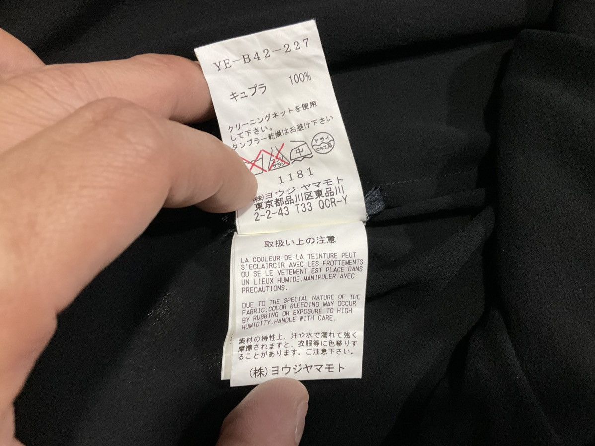Japanese Brand × Y's × Yohji Yamamoto 🔥Archived Vintage Y’s Cupro Shirt Yohji Yamamoto See Through Size US M / EU 48-50 / 2 - 11 Thumbnail