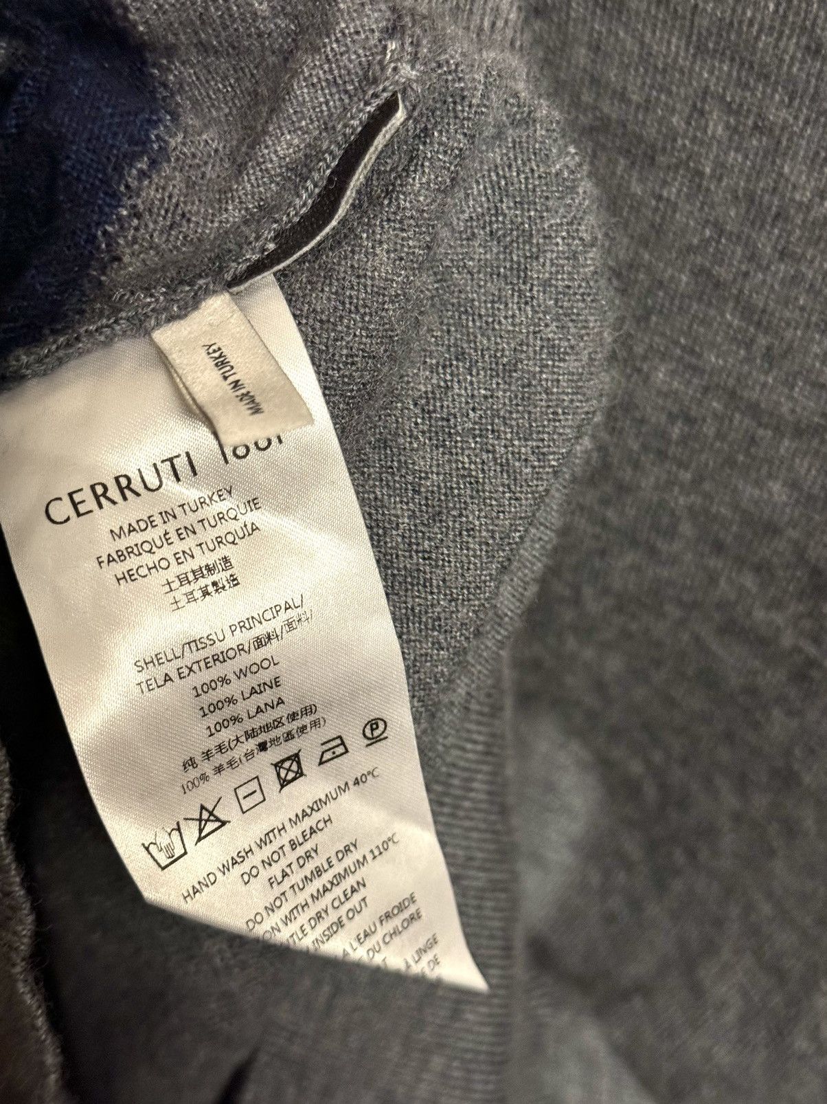 Cerruti 1881 cerruti runway line wool jumper M Size US M / EU 48-50 / 2 - 3 Thumbnail
