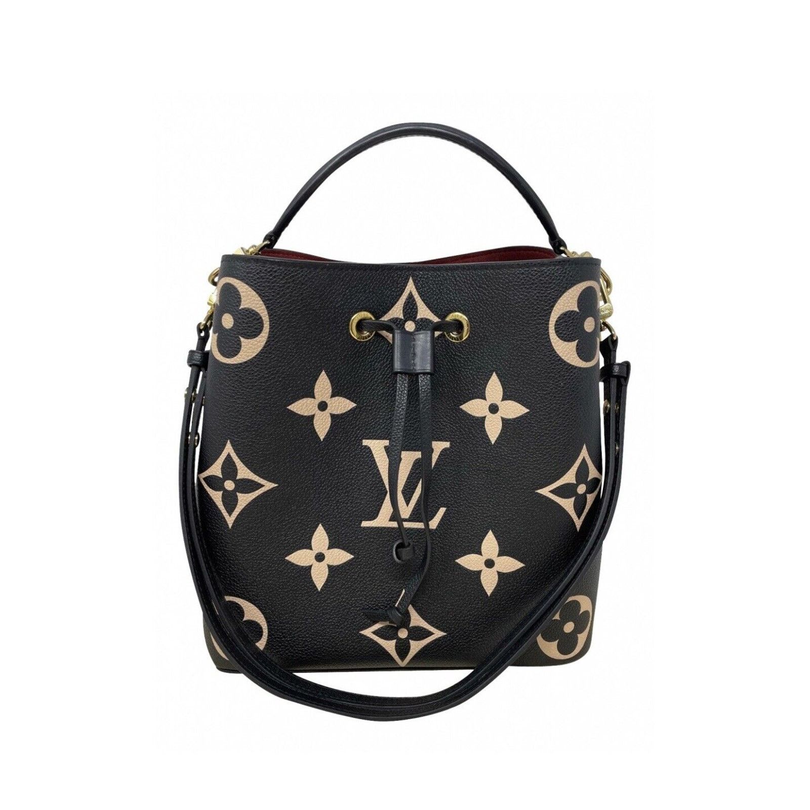 Louis Vuitton Louis Vuitton NéoNoé Shoulder Bag MM Black Leather Size ONE SIZE - 2 Thumbnail