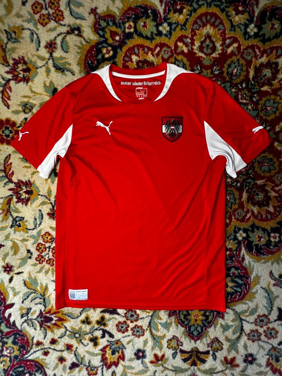 Puma AUSTRIA 2012 2013 HOME FOOTBALL SHIRT SOCCER JERSEY PUMA Size US XL / EU 56 / 4 - 1 Thumbnail