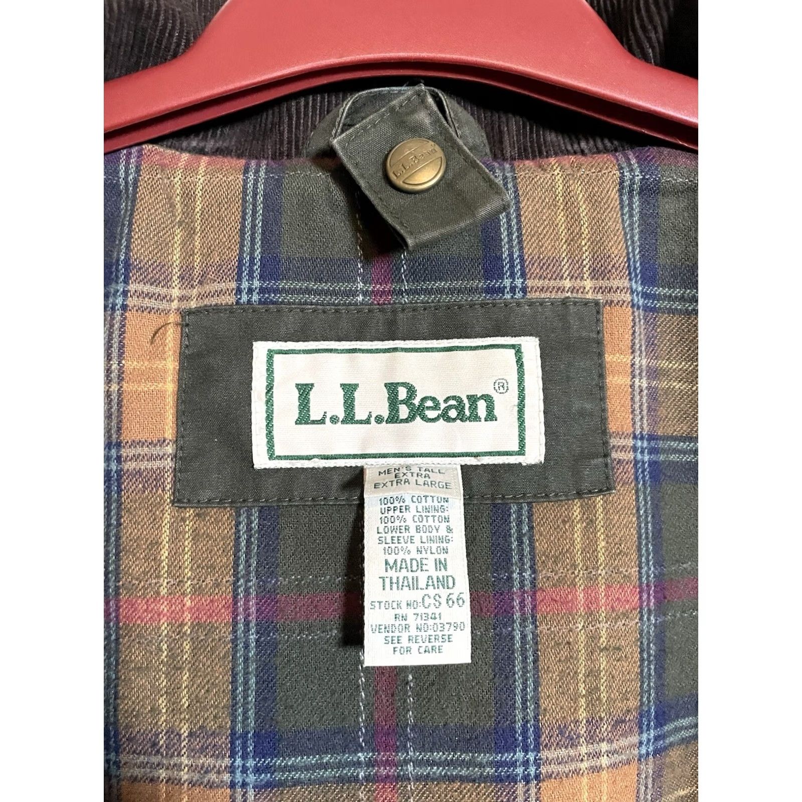 Vintage VINTAGE L.L.Bean Jacket Chore Coat Men XL Green Canvas Mid-Length Lined Cotton Winter Fall Spring Outdoor Workwear Buttoned Size US XL / EU 56 / 4 - 5 Thumbnail