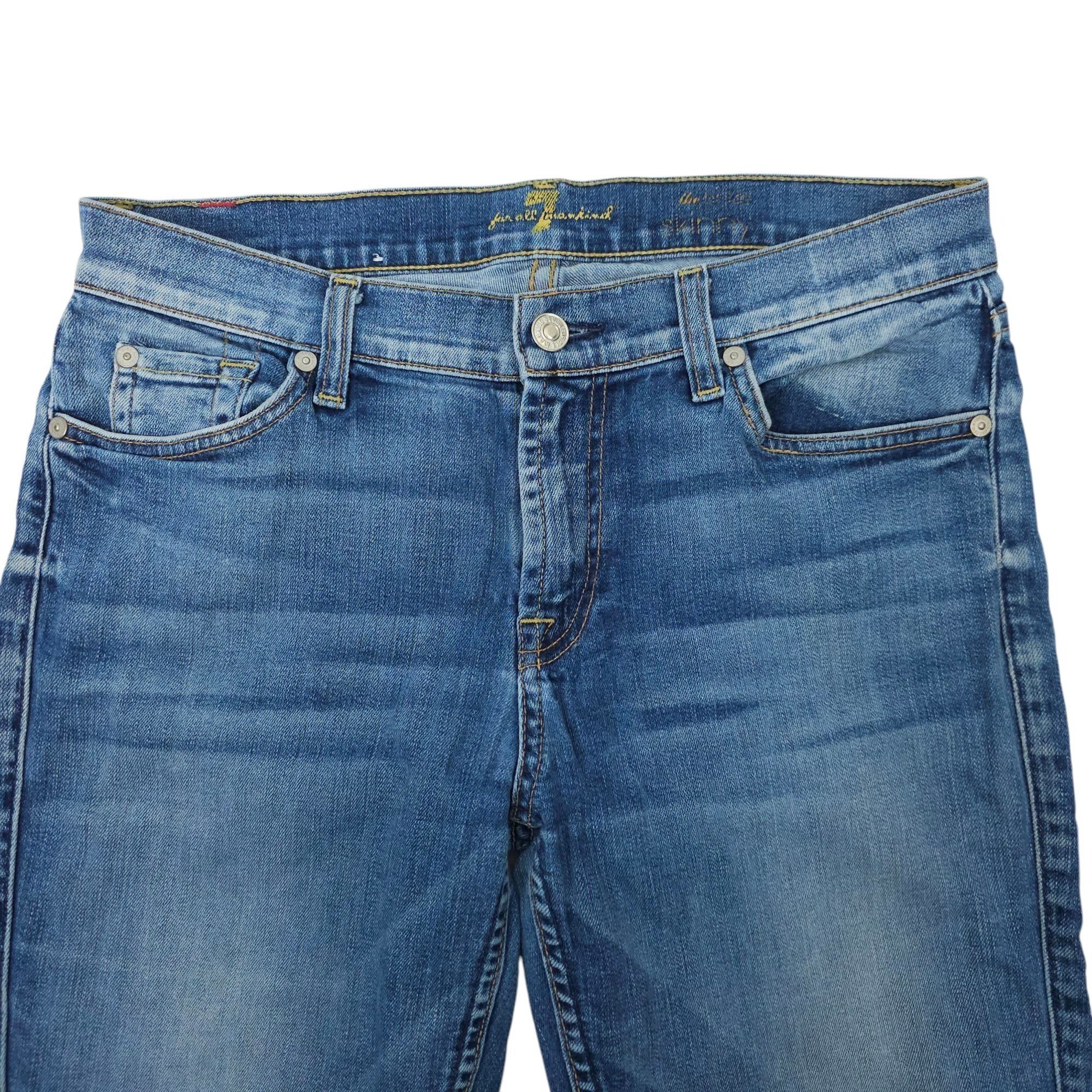 7 For All Mankind 7 For All Mankind The Ankle Skinny Stretch Denim Womens 29 Size 29" - 8 Thumbnail