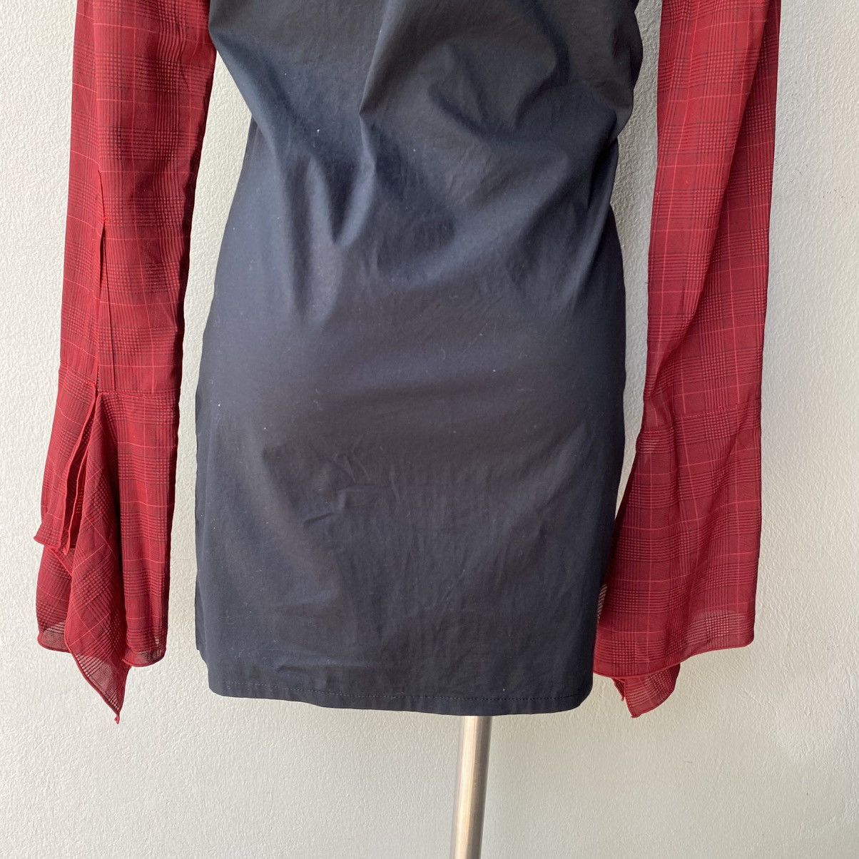 Jean Paul Gaultier JUNIOR GAULTIER Black & Red Contrast Sleeve Shirt Size S / US 4 / IT 40 - 5 Thumbnail