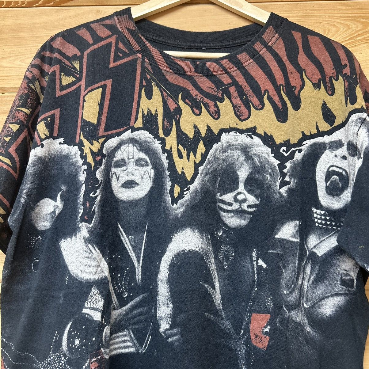Band Tees Vintage Y2K Kiss Band All Over Print Band Tee T Shirt Size US M / EU 48-50 / 2 - 8 Thumbnail