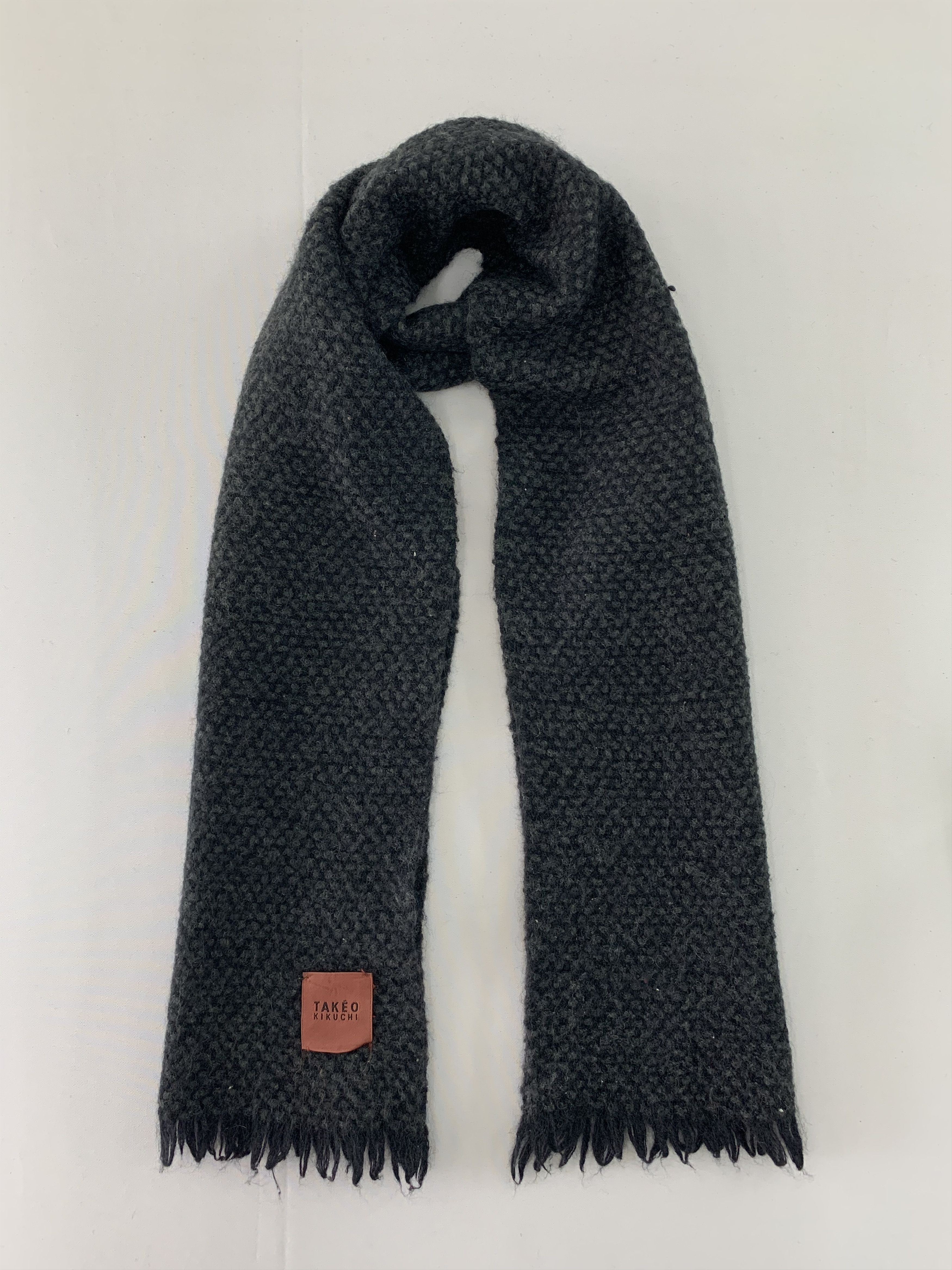 Takeo Kikuchi Takeo Kikuchi Scarf Wool Muffler Neck Wrap BL4305 Size ONE SIZE - 1 Thumbnail