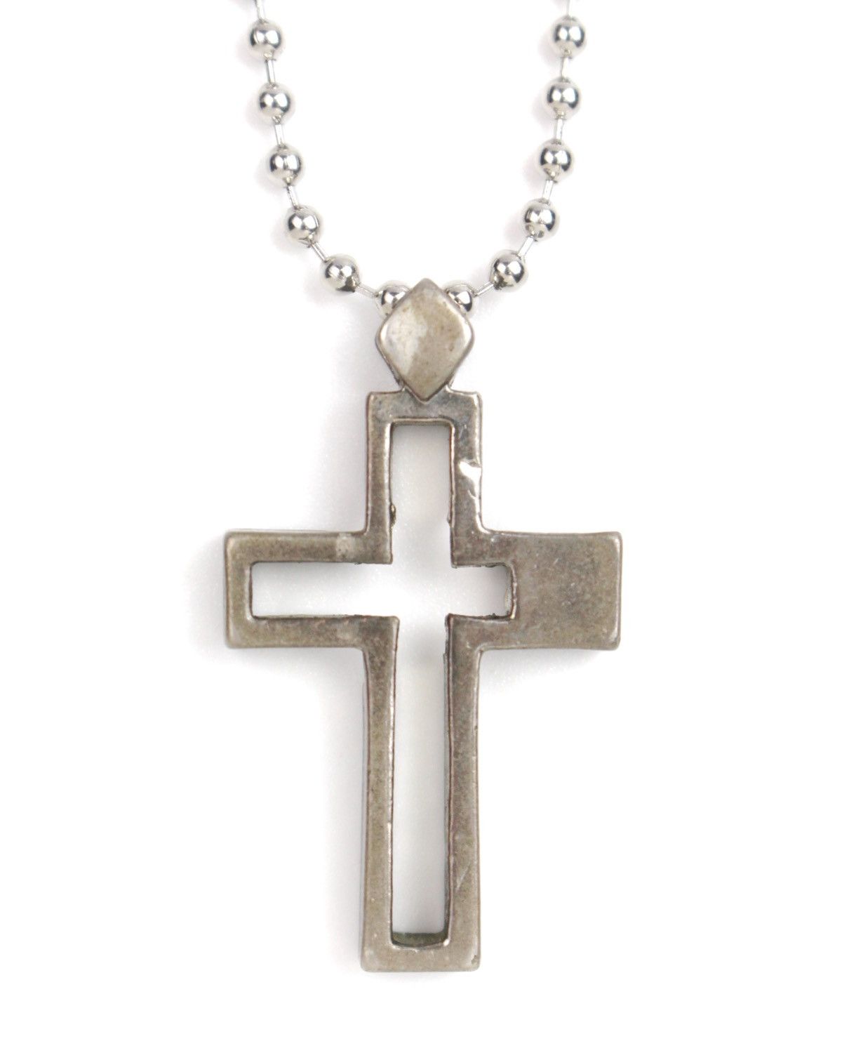 Hysteric Glamour 2000S JAPANESE MADE BLACK GEM CROSS NECKLACE Size ONE SIZE - 4 Thumbnail