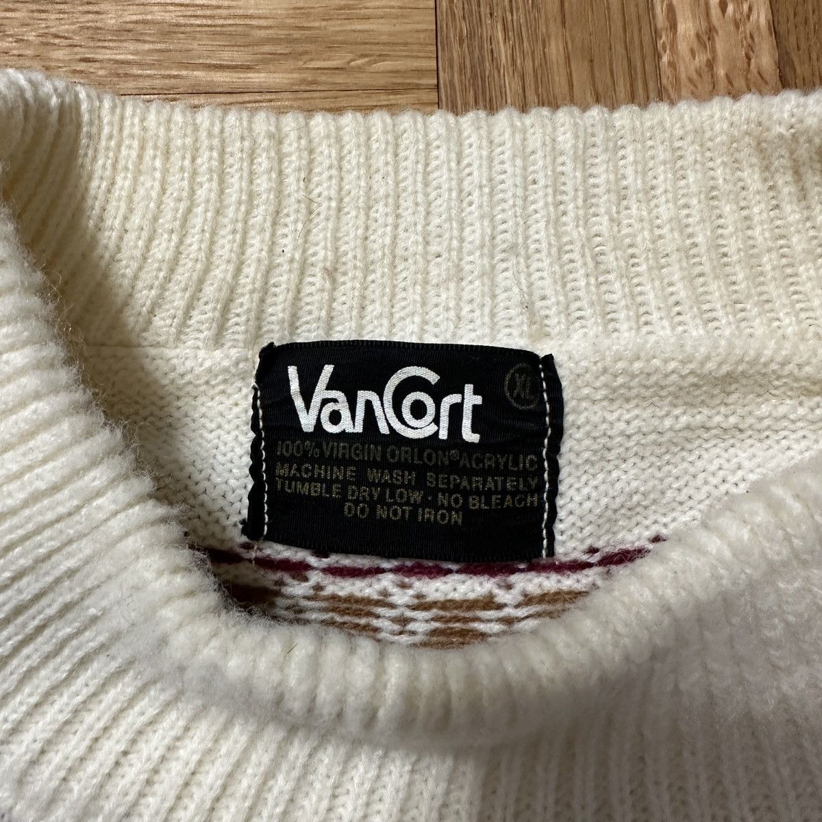 Vintage Vintage Van Cort turtleneck sweater Size US XL / EU 56 / 4 - 4 Thumbnail
