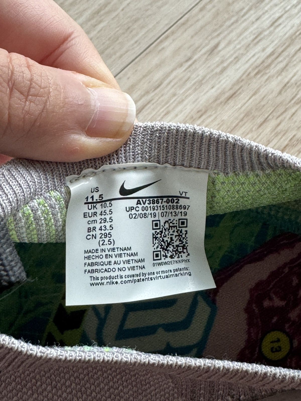 Nike Nike CC3 OBJ FK trainers Size US 11.5 / EU 44-45 - 6 Thumbnail