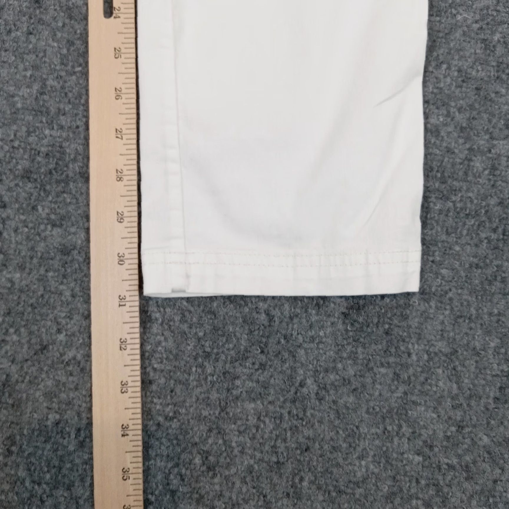 Pendleton Pendleton Women's White Straight Leg Stretch Pants Size 6 Size 28" / US 6 / IT 42 - 3 Thumbnail