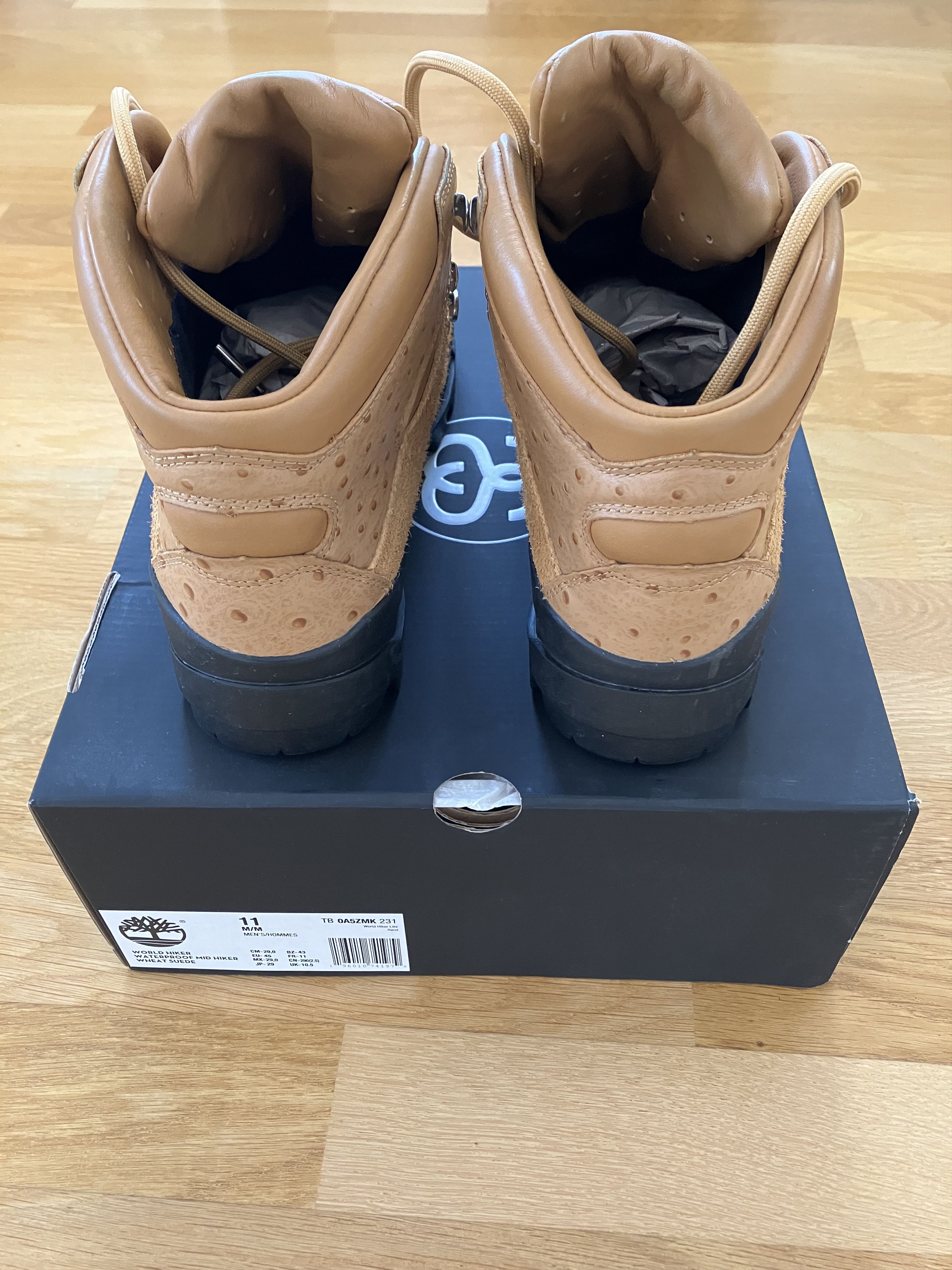 Stussy × Timberland Timberland x Stüssy World Hiker Boot Size US 11 / EU 44 - 2 Thumbnail