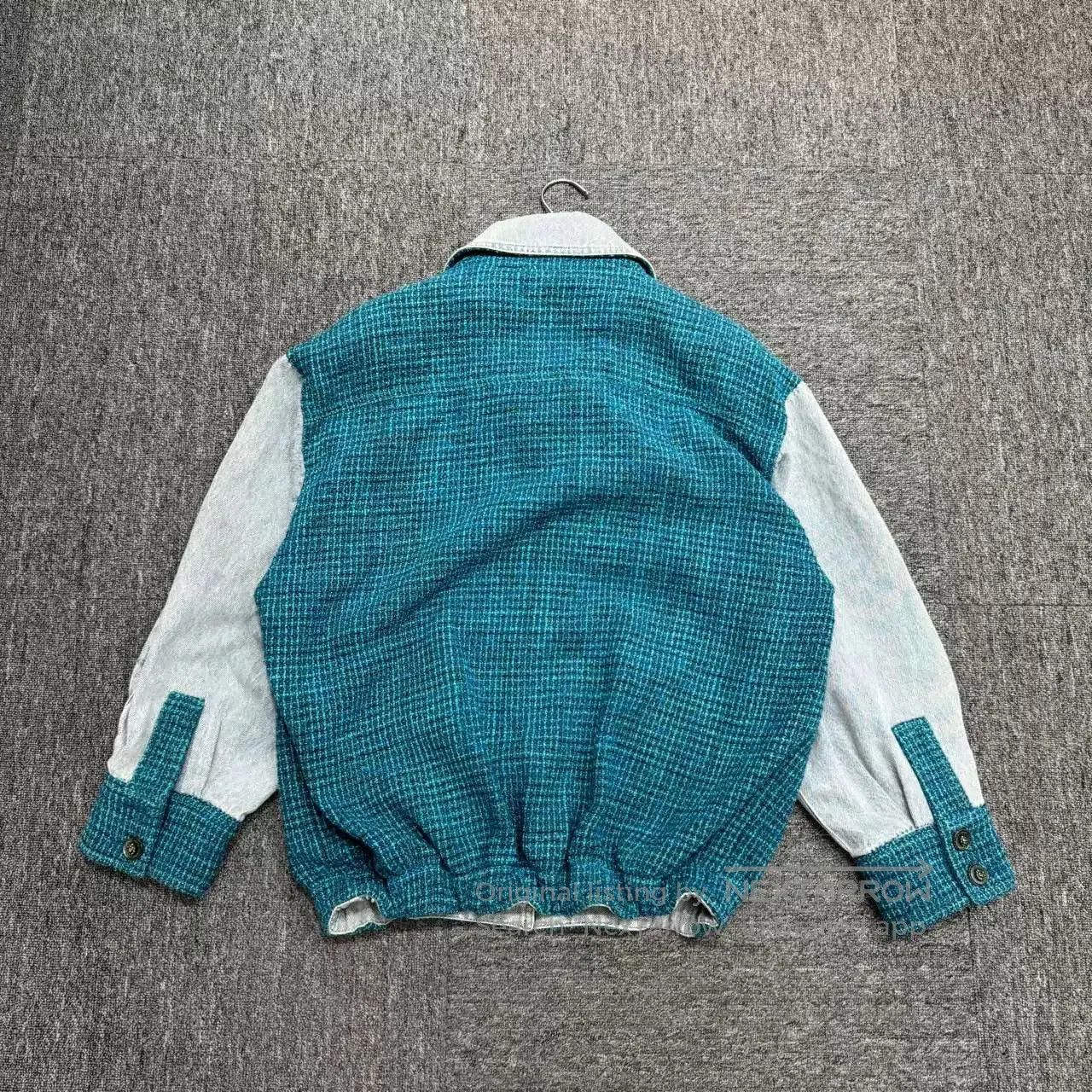 Chanel Chanel Woven Denim Panel Jacket. Size XXS / US 00 / IT 34 - 5 Thumbnail