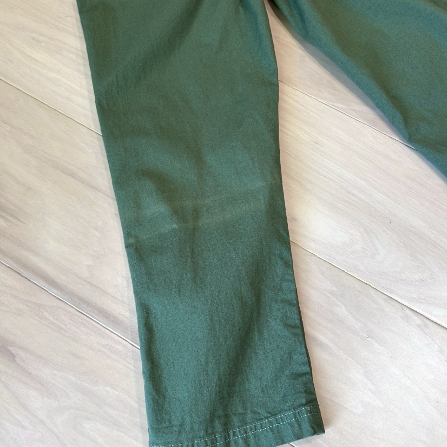 Patagonia Patagonia Capris Women Buffalo Green 2 Side Pockets Stretch Twill Casual Travel Size ONE SIZE - 4 Thumbnail