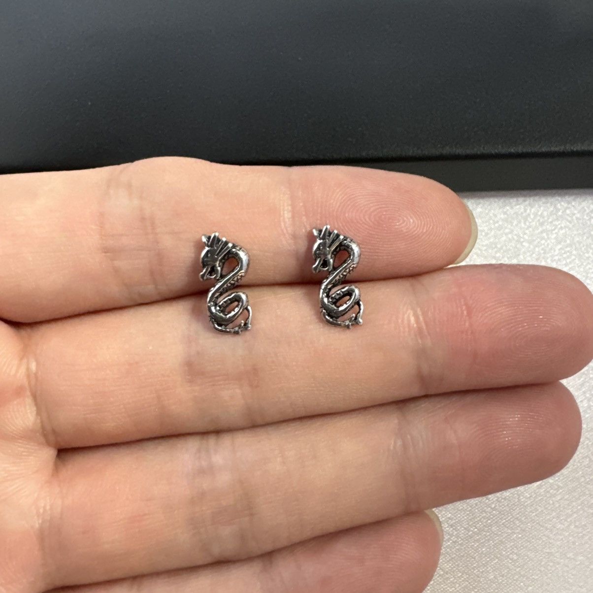 Other Screw-Back Dragon Stud Earrings for Men Women,Unisex Style Size ONE SIZE - 1 Thumbnail