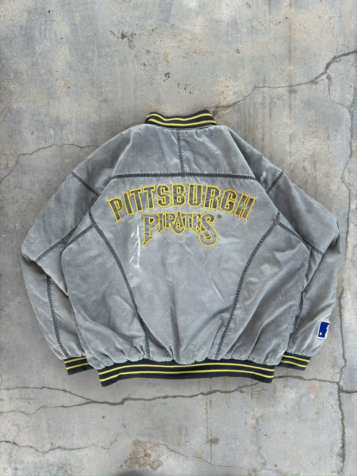 MLB × Vintage Vintage 1990s Pirates Pittsburgh MLB Jacket Size US L / EU 52-54 / 3 - 2 Thumbnail