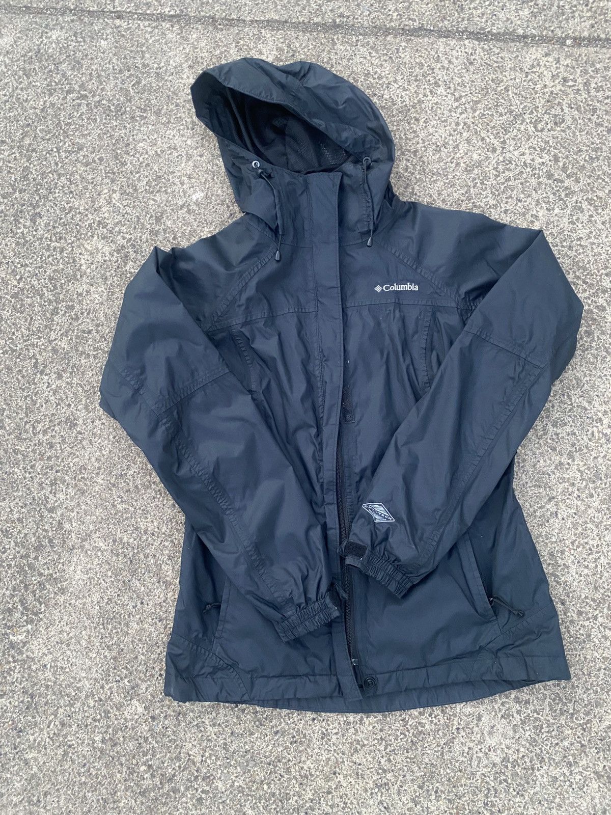 Columbia Jet Black Columbia Rain jacket Size S / US 4 / IT 40 - 2 Thumbnail
