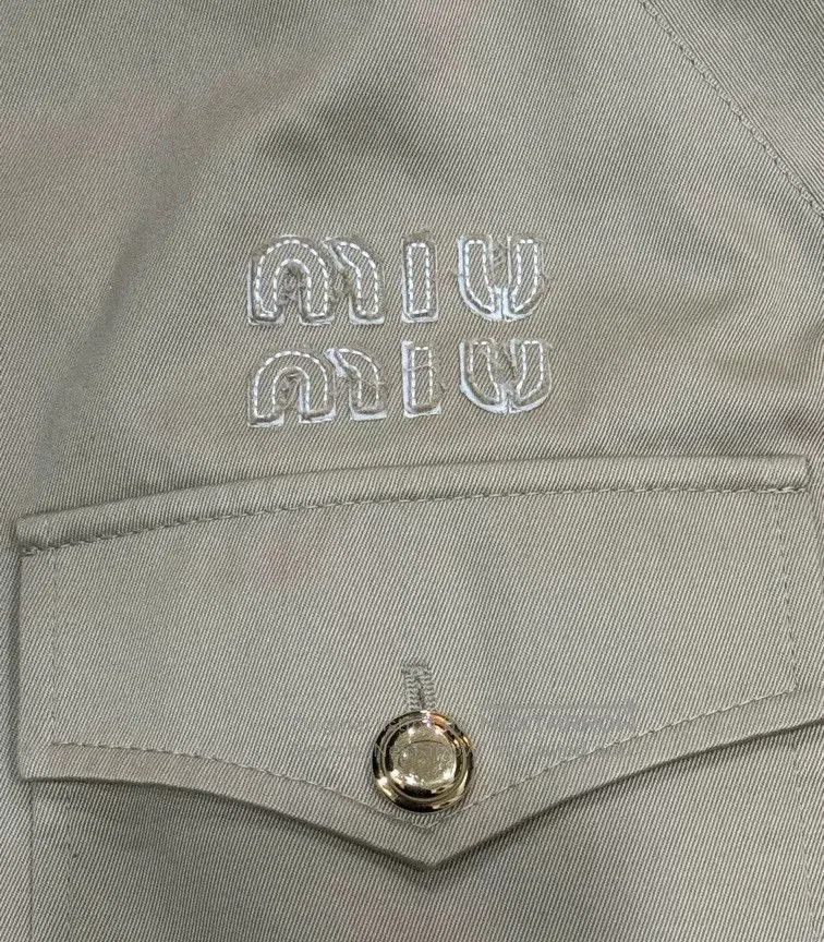 Miu Miu MiuMiu Khaki Jacket Size 38. Size S / US 4 / IT 40 - 5 Thumbnail