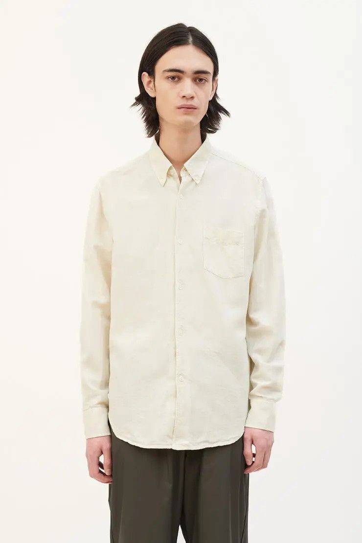 Our Legacy 1950s WHITE LEMON COTTON LINEN Size US S / EU 44-46 / 1 - 1 Thumbnail
