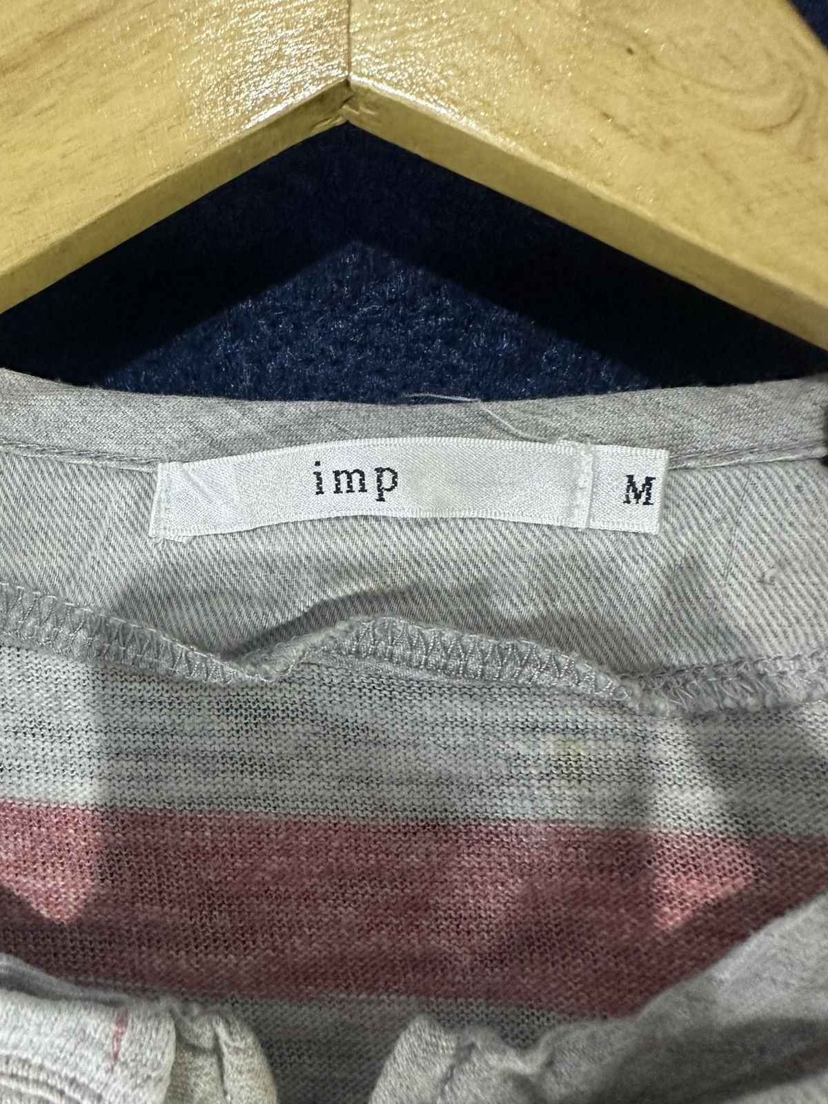 Japanese Brand IMP Japanese Distressed Longslevee Grunge/Punk Style Size US M / EU 48-50 / 2 - 8 Thumbnail