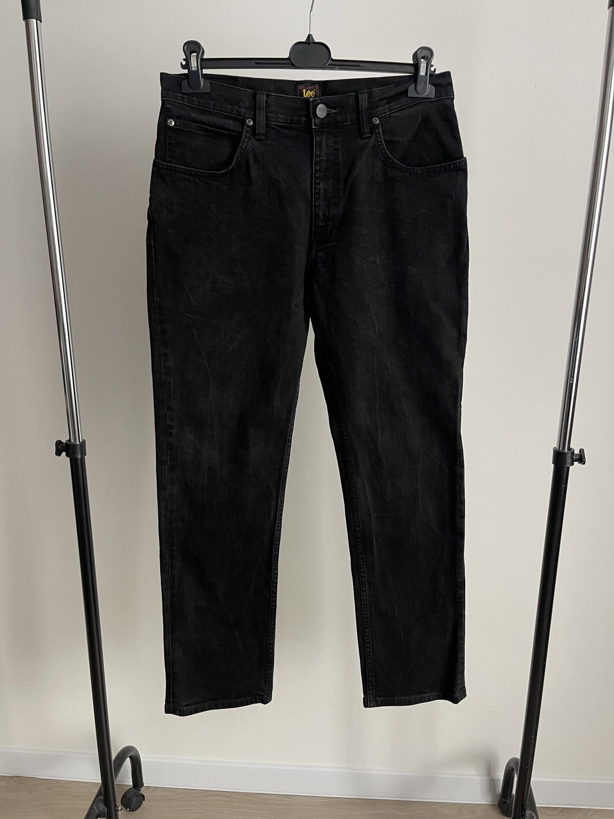 Lee Lee jeans black denim 33/30 Size US 33 - 1 Thumbnail