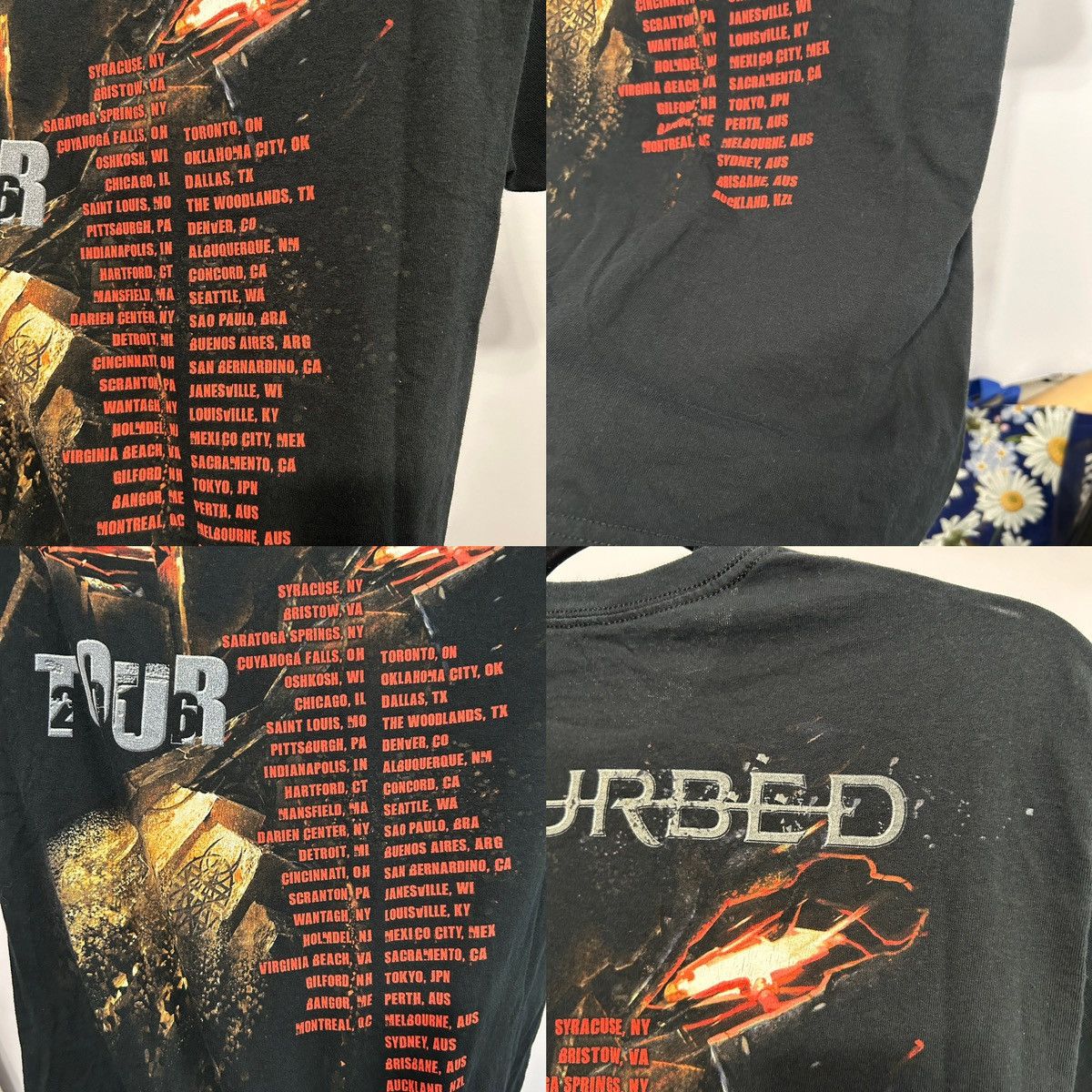 Other Disturbed Immortalized Black Graphic Tshirt Size S - "Amado" Size US S / EU 44-46 / 1 - 20 Thumbnail