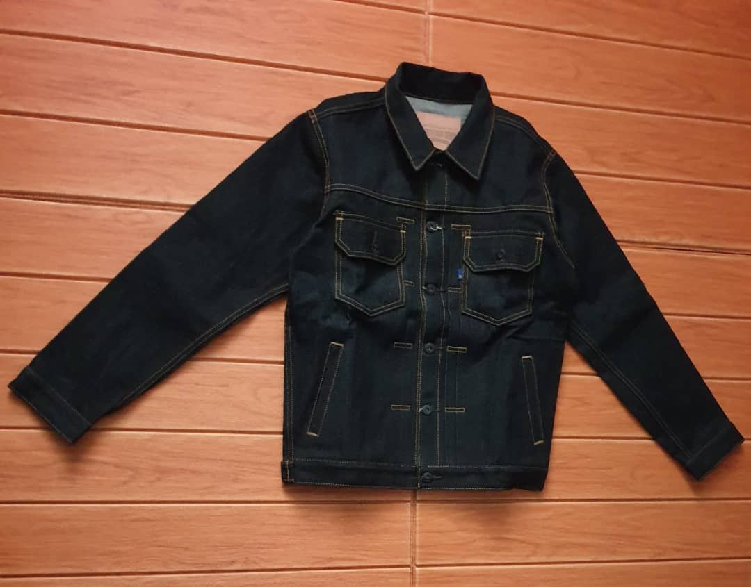 Japanese Brand Seventy four blue 16 oz salvedge jacket jeans Size US L / EU 52-54 / 3 - 6 Thumbnail