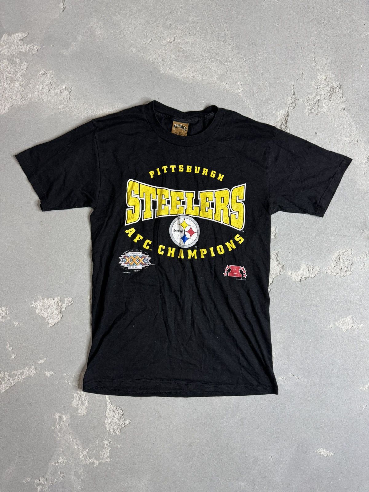 NFL × Vintage Vintage Pittsburgh Steelers Logo T Shirt USA Size US M / EU 48-50 / 2 - 3 Thumbnail