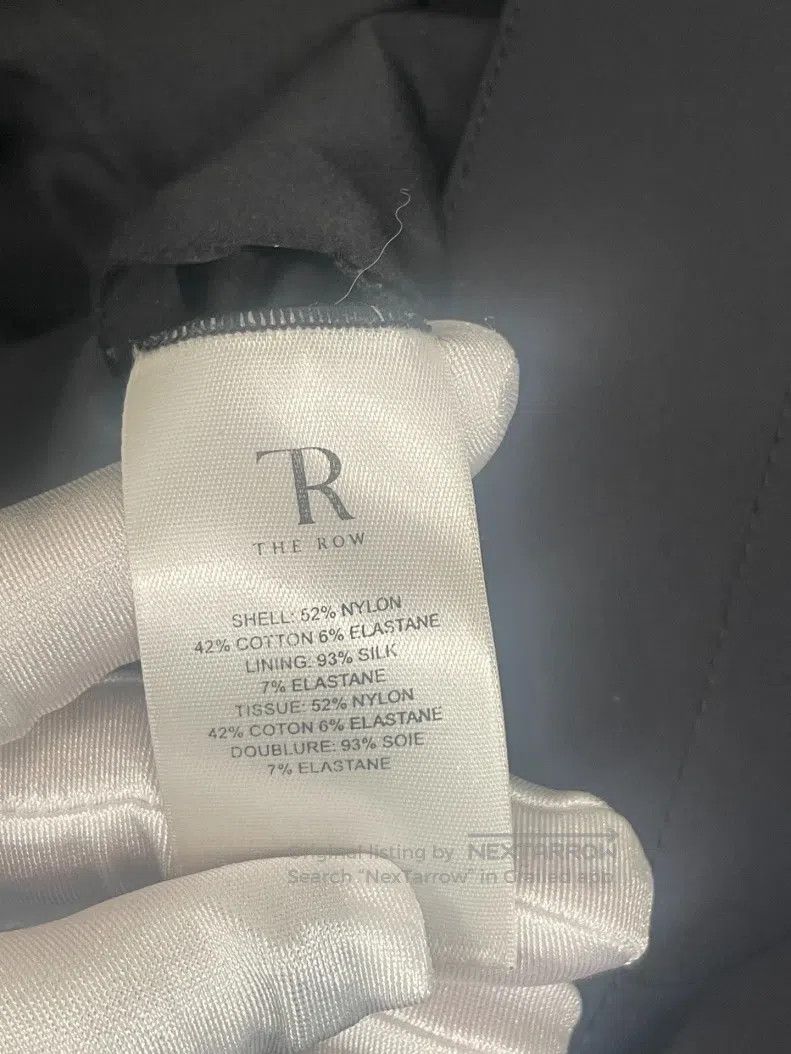 The Row The Row Black Nylon Cotton Dress Size S / US 4 / IT 40 - 9 Thumbnail