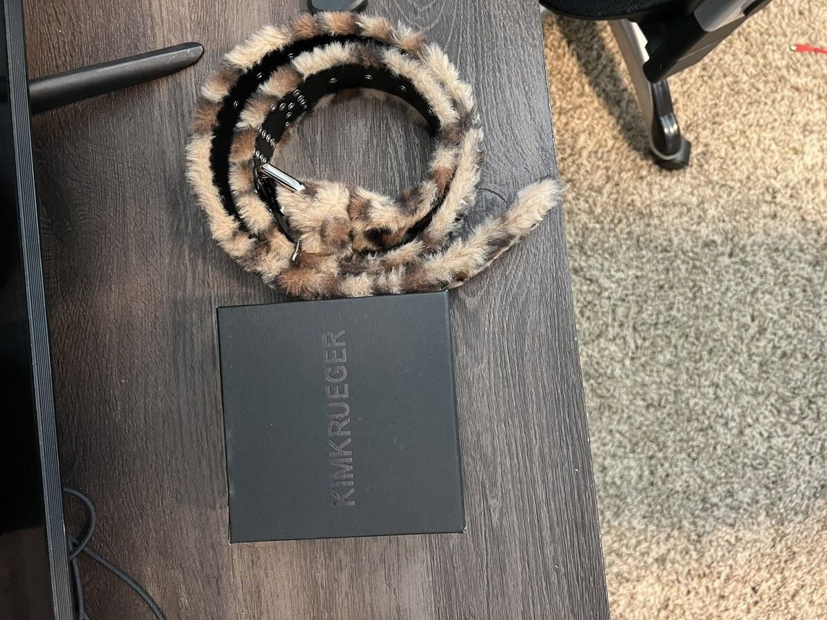 Kim Krueger × Playboi Carti Kim Krueger Studded Leopard Fur