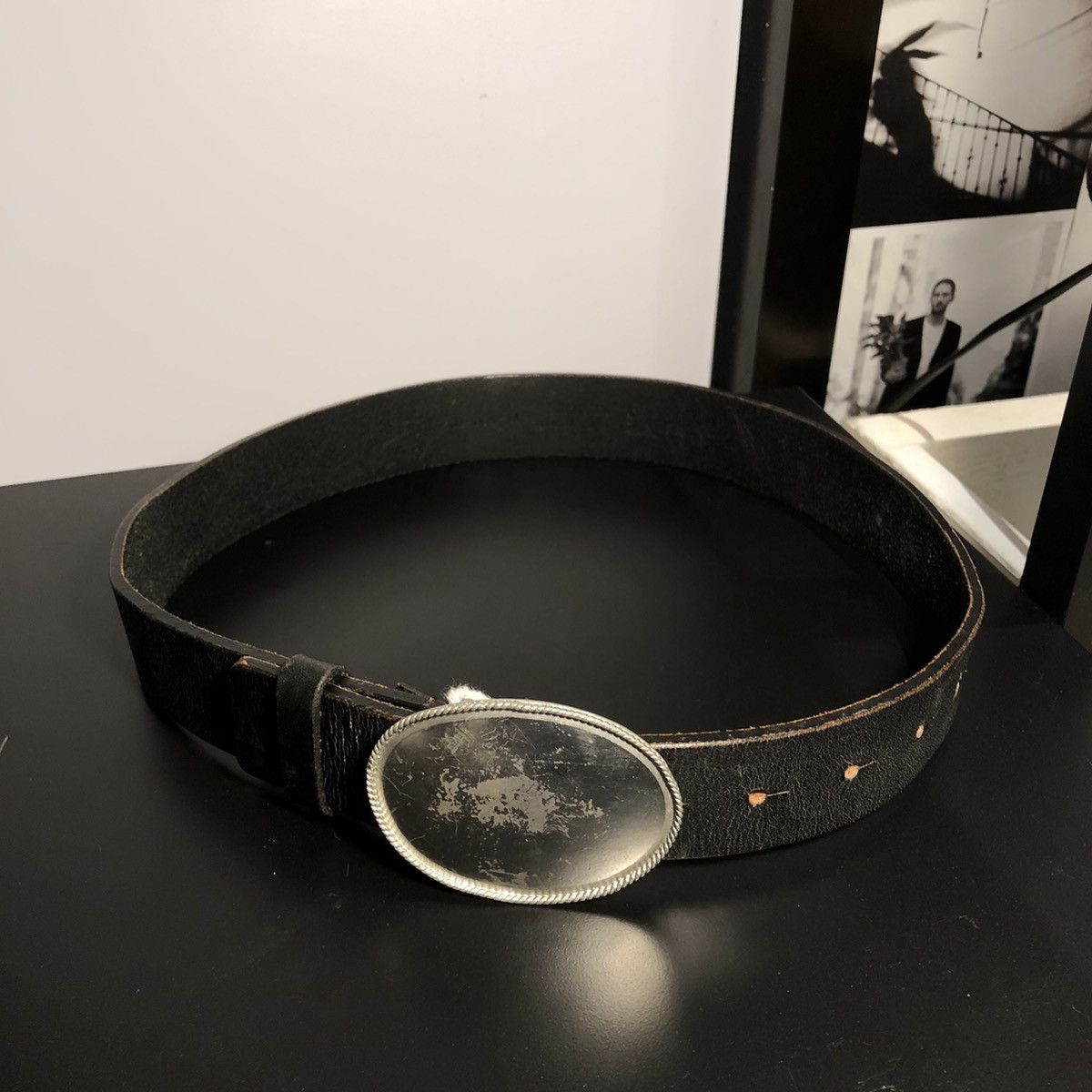 Designer × Y's Y's Leather Belt Size 26 - 5 Thumbnail