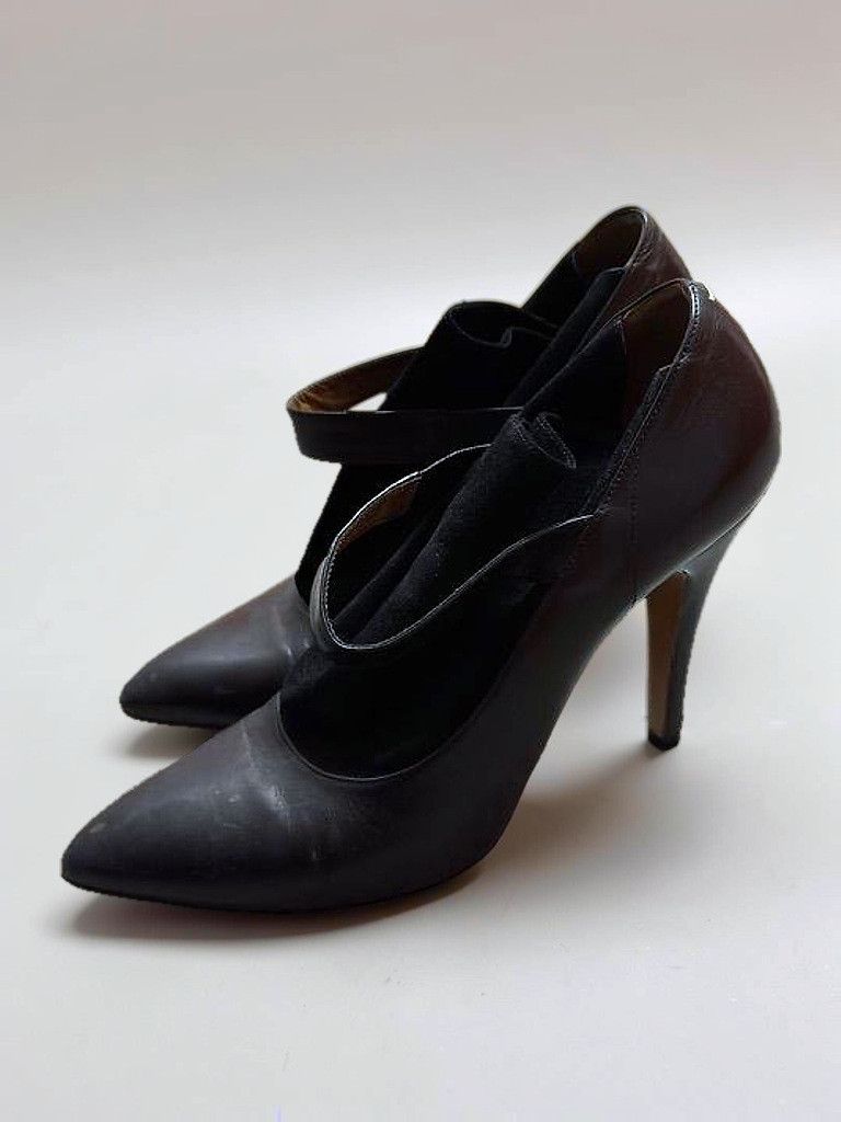 Maison Margiela Margiela Black Leather and Suede Ankle Boots (Size EU 40.5) Size US 10.5 / IT 40.5 - 5 Thumbnail