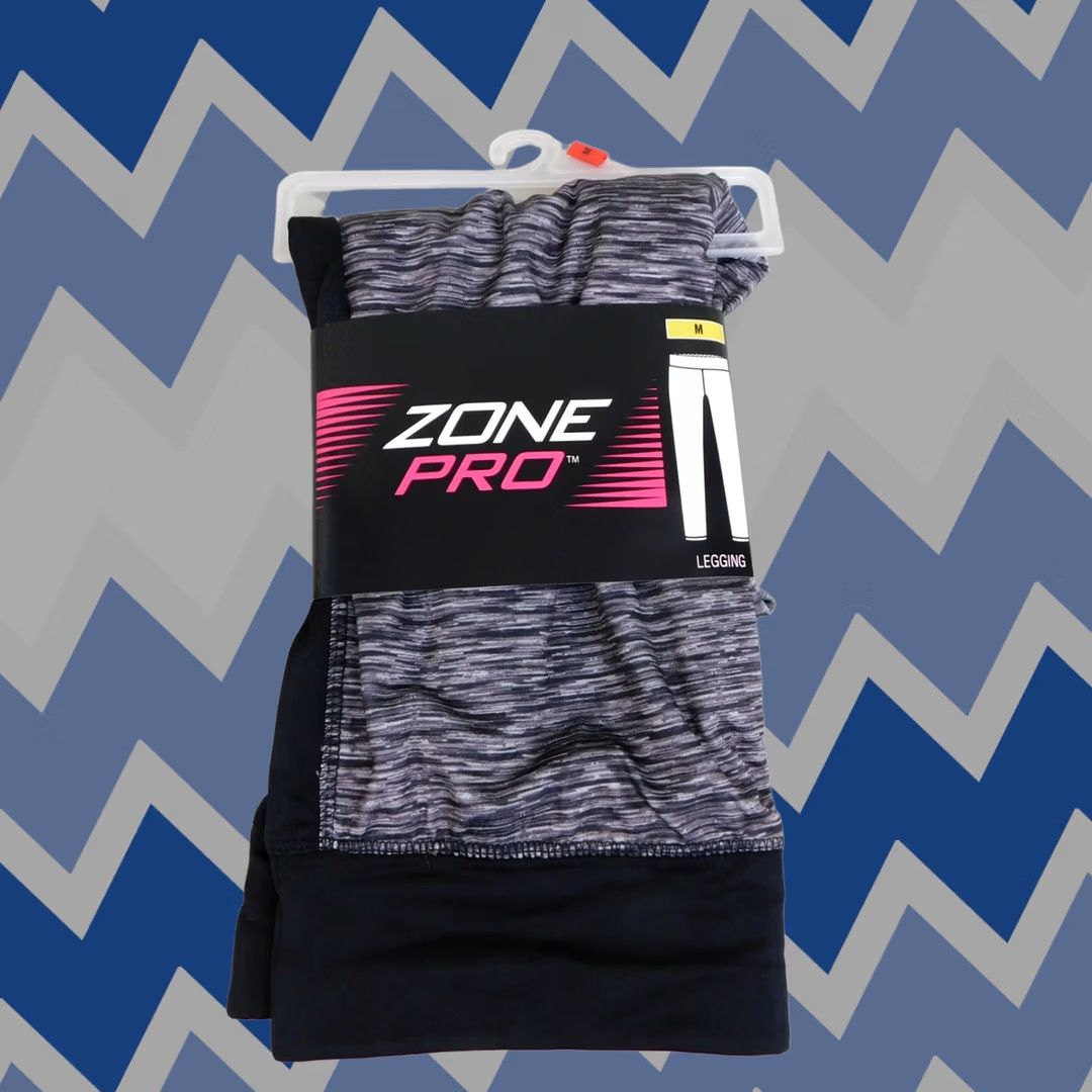 Vintage Zone Pro Women's Space Dyed Stretch Active Workout Leggings Black M Size 32" / US 10 / IT 46 - 1 Thumbnail