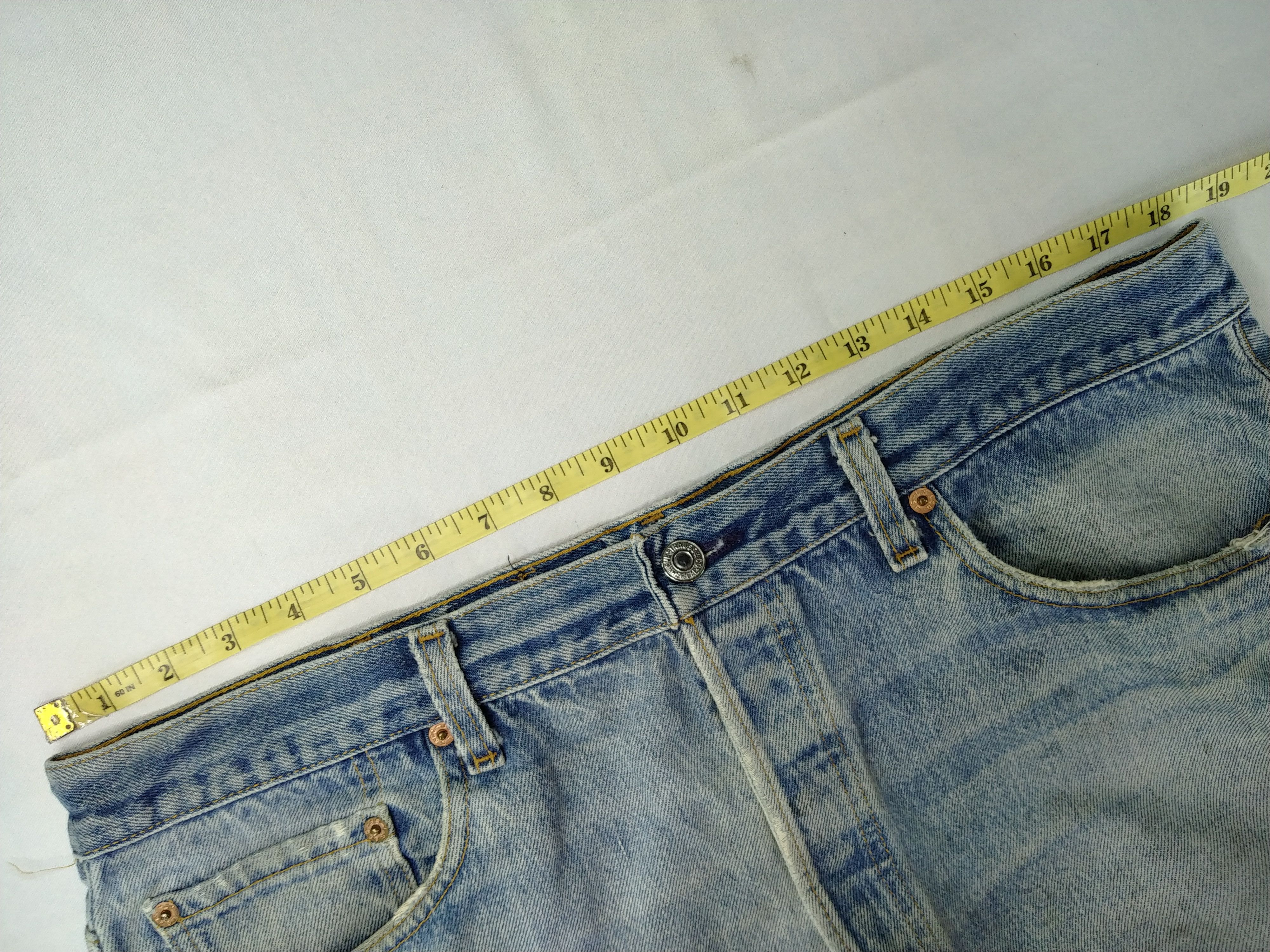 Levi's Vintage Levi's 501xx Distressed Denim 37x29.5 -JN581 Size US 37 - 5 Thumbnail