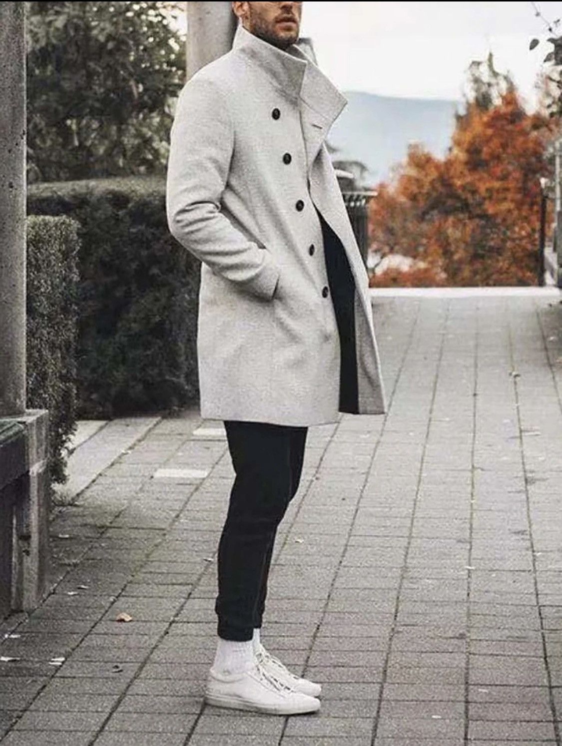 Zara grey trench coat sales
