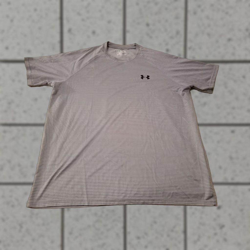 Under Armour Under Armour Shirt Mens Large Gray Athletic T-Shirt Workout Fitness Gym Activewear Size US L / EU 52-54 / 3 - 1 Thumbnail