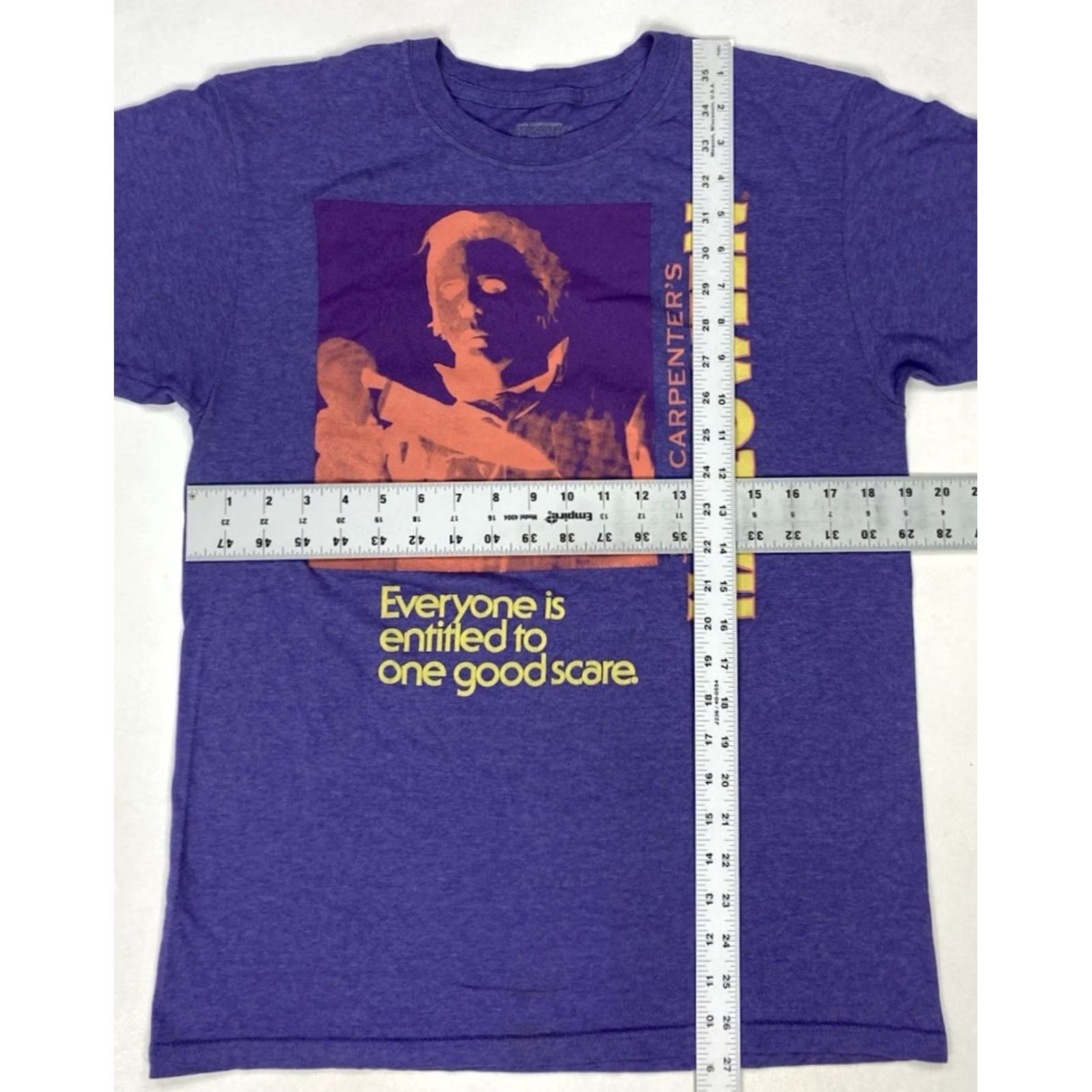 Vintage VINTAGE John Carpenter's Halloween Graphic T-shirt Men Small Purple Short Sleeve Size US S / EU 44-46 / 1 - 5 Thumbnail