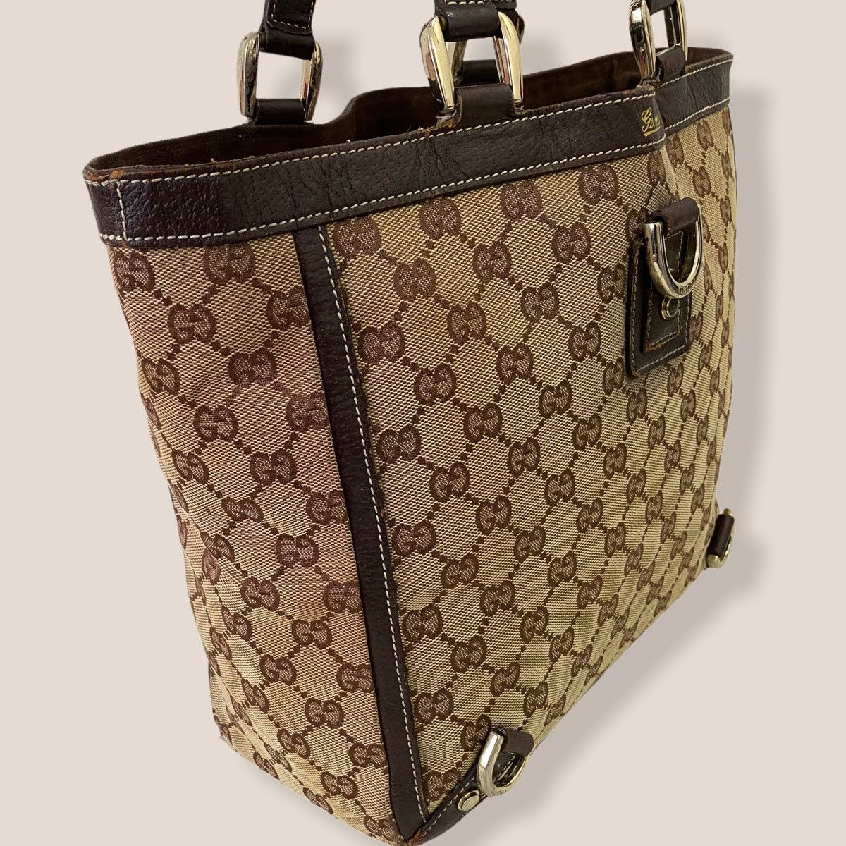 Gucci ‼️YES‼️ AUTHENTIC GUCCI GG ABBEY D-RING TOTE BAG Size ONE SIZE - 4 Thumbnail
