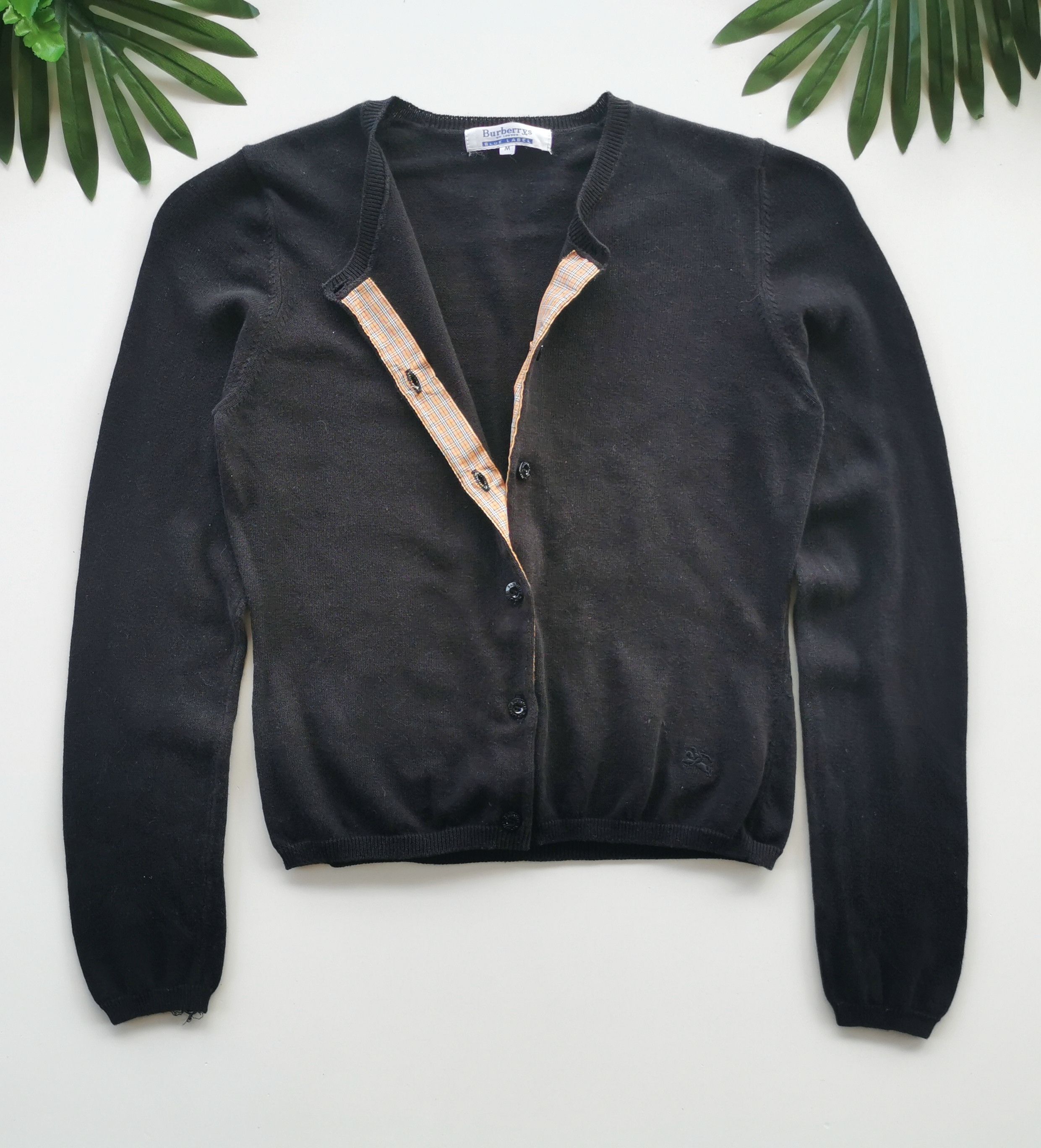 Burberry Vintage Burberrys Short Length Cardigan Size M / US 6-8 / IT 42-44 - 1 Thumbnail