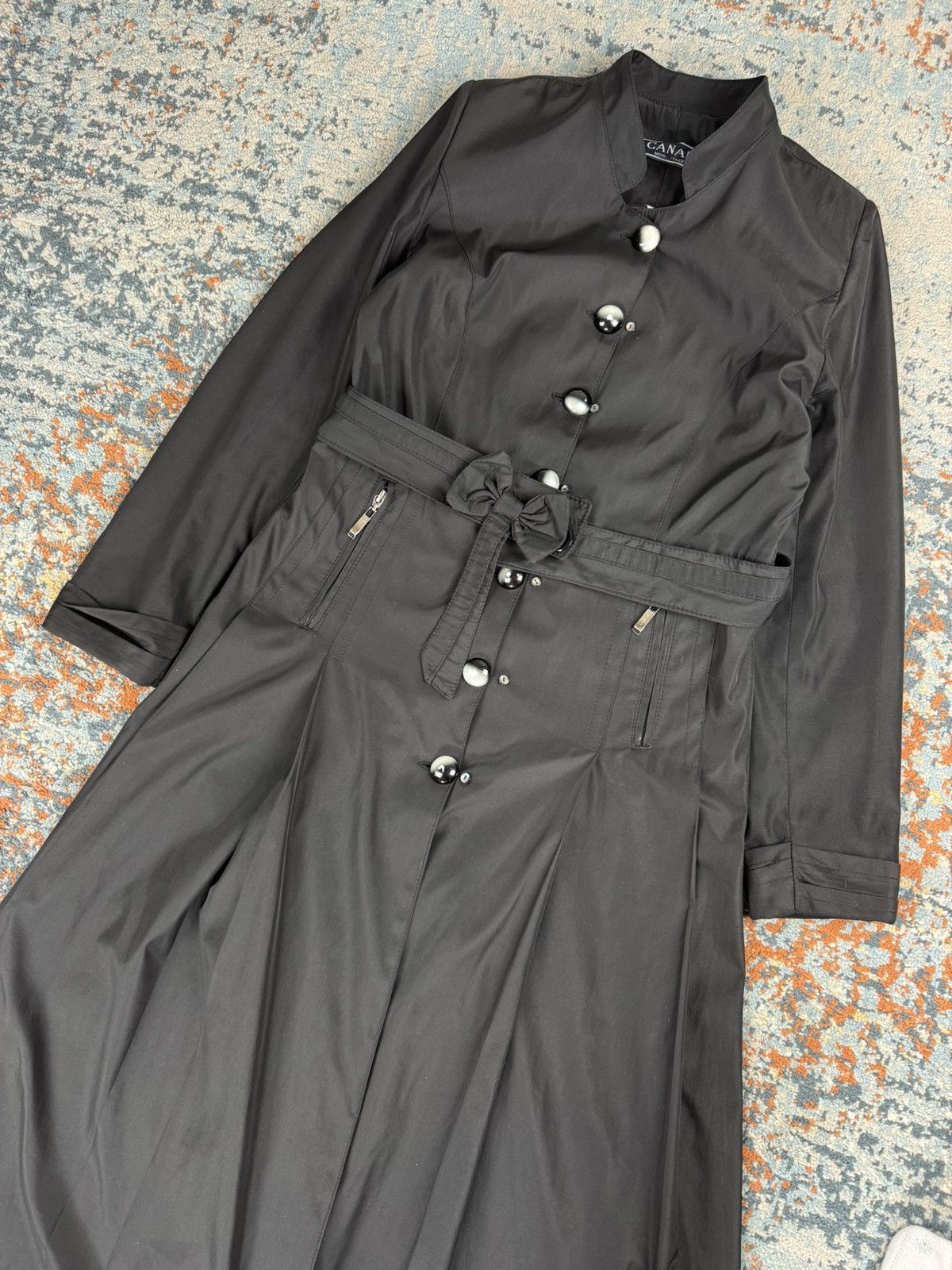 Canali × Vintage Vintage 90s Canali crazy dark academia style long coat Size US XS / EU 42 / 0 - 3 Thumbnail