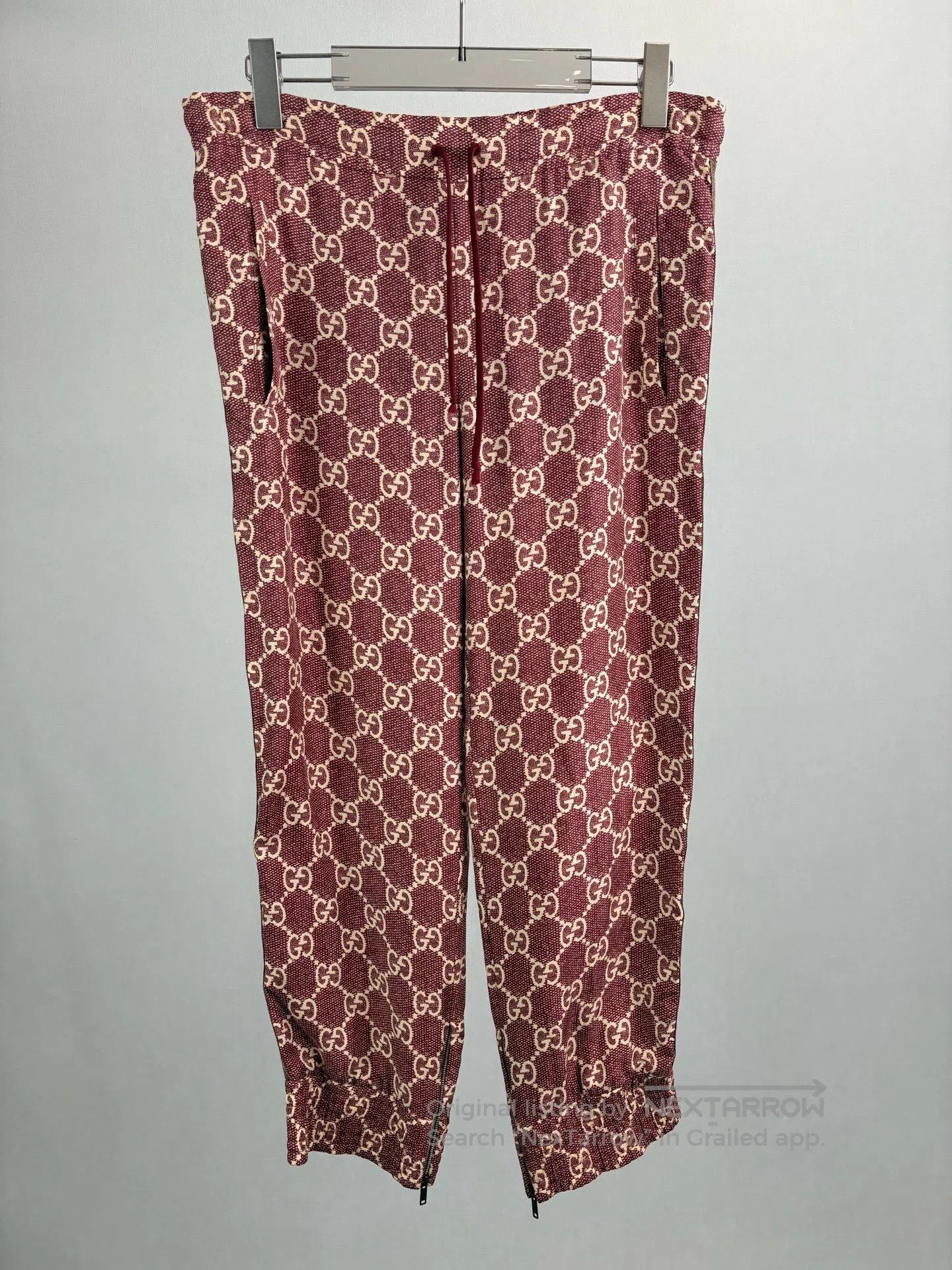 Gucci Gucci Monogram Logo Silk Pants. Size 22" - 1 Thumbnail