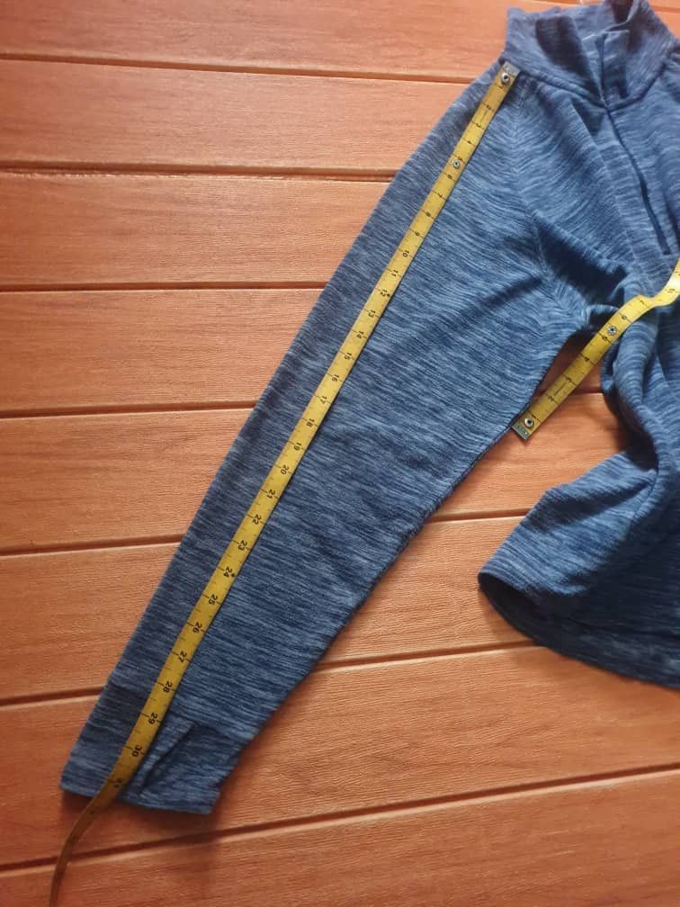 Japanese Brand Outdoor blue colour half zipper Longsleeve shirt Size US L / EU 52-54 / 3 - 6 Thumbnail
