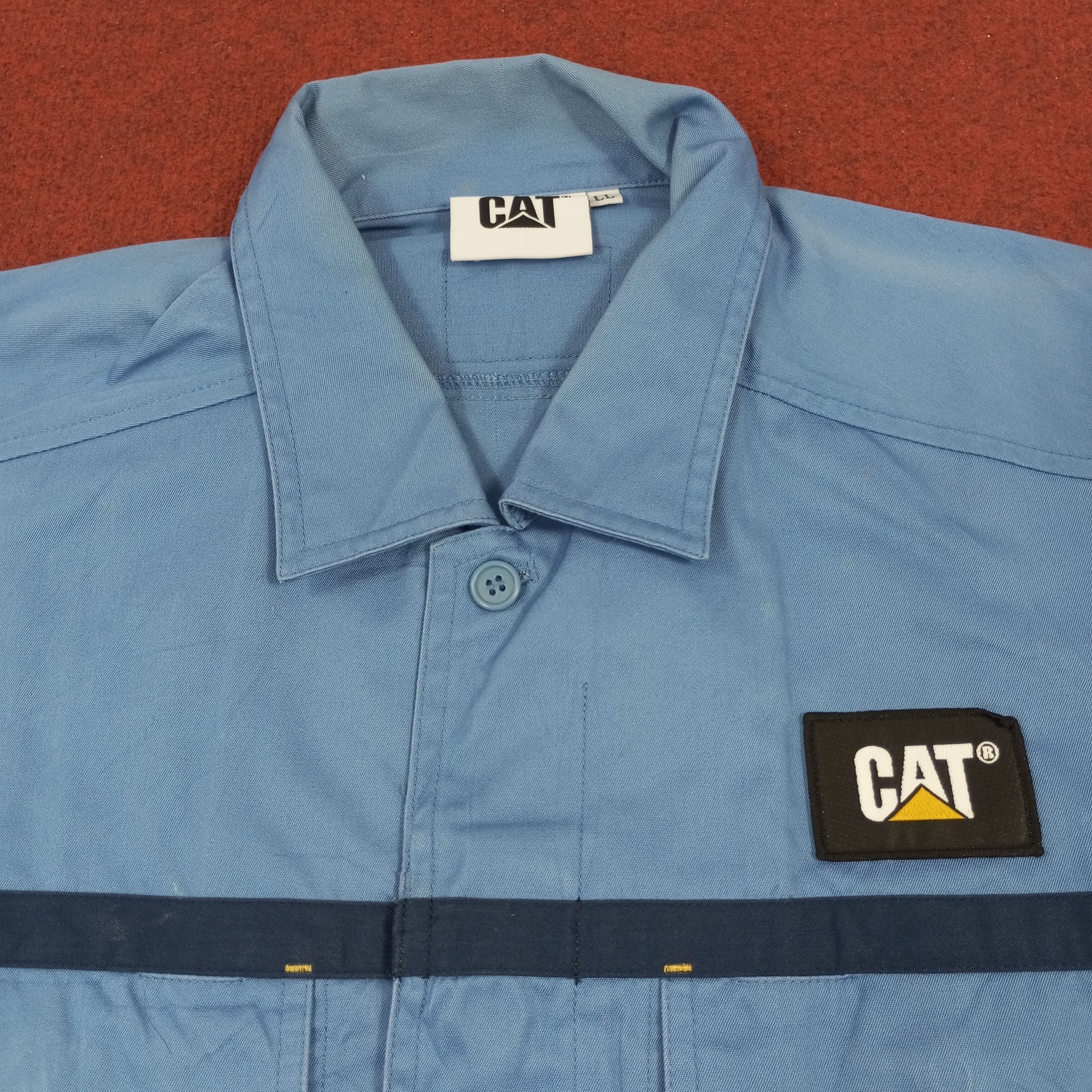 Vintage CAT Workwear Jacket Size US M / EU 48-50 / 2 - 2 Thumbnail
