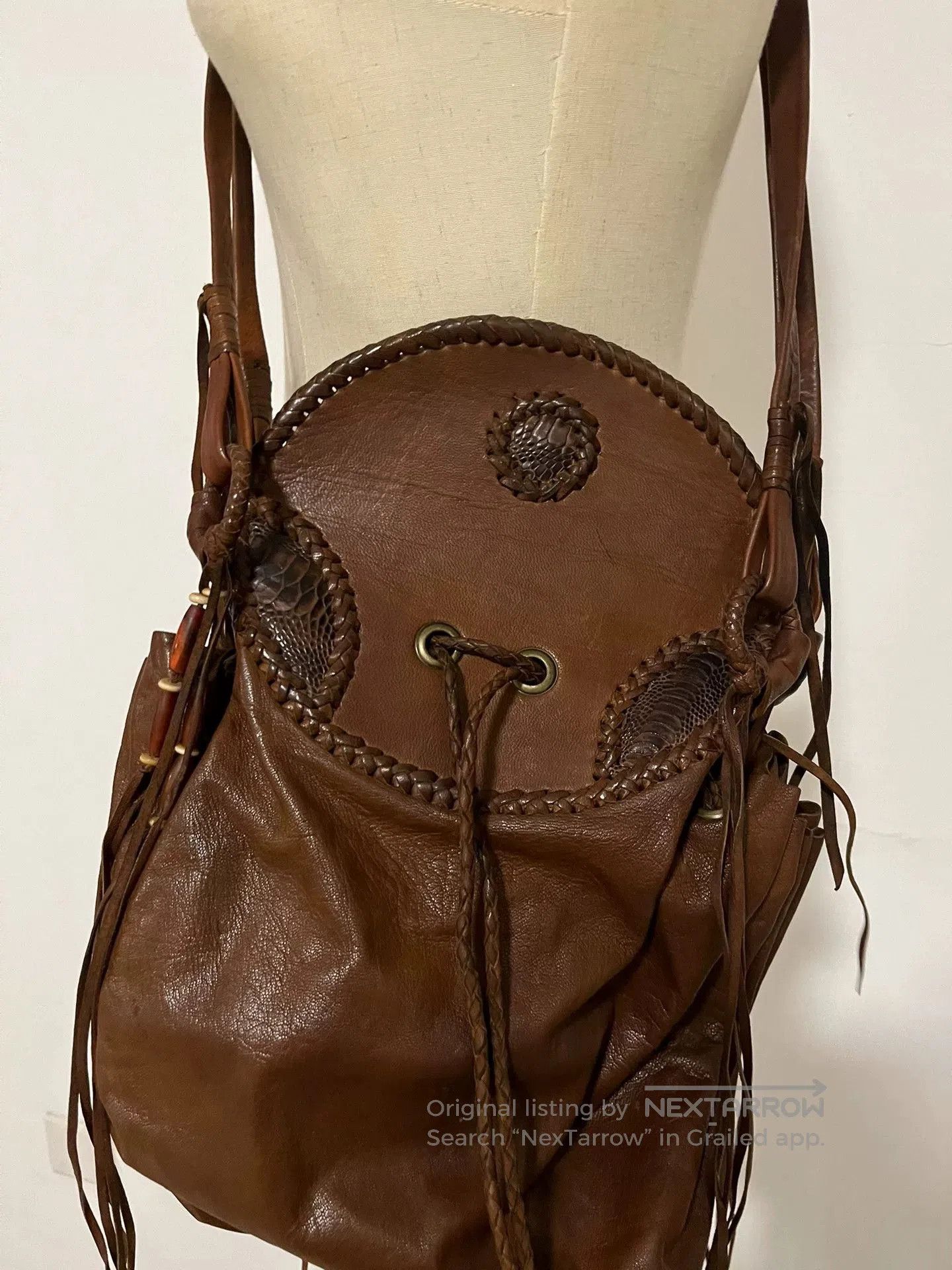 Share Spirit Homme Share Spirit Fringe Crossbody Bag. Size ONE SIZE - 2 Thumbnail