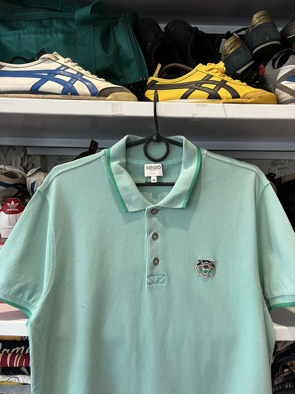 Kenzo Kenzo Polo t shirt men K fit tee White logo Tiger Size US M / EU 48-50 / 2 - 2 Thumbnail