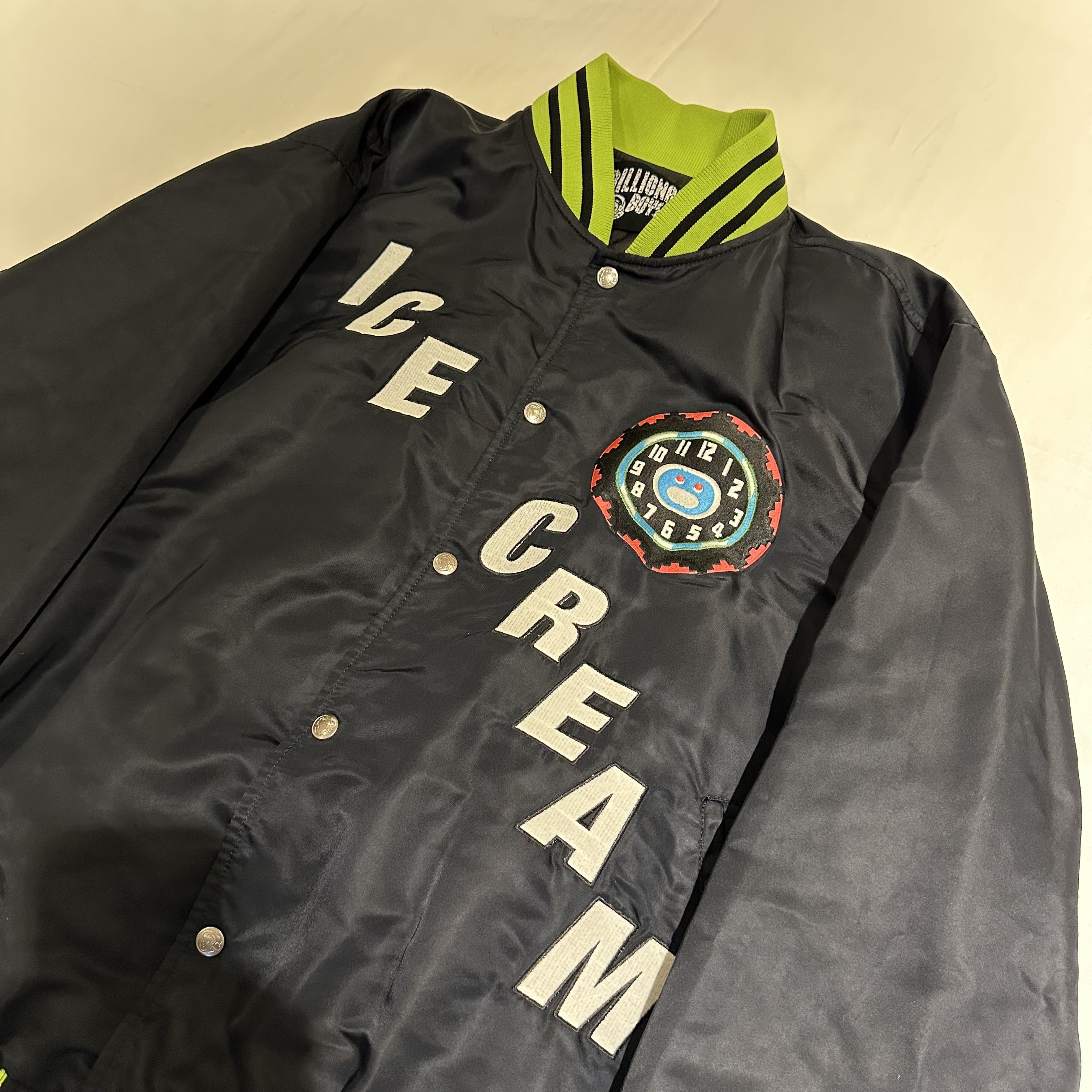 Billionaire Boys Club Billionaire Boys Club 2007 Clock Varsity Jacket Size US XXL / EU 58 / 5 - 3 Thumbnail